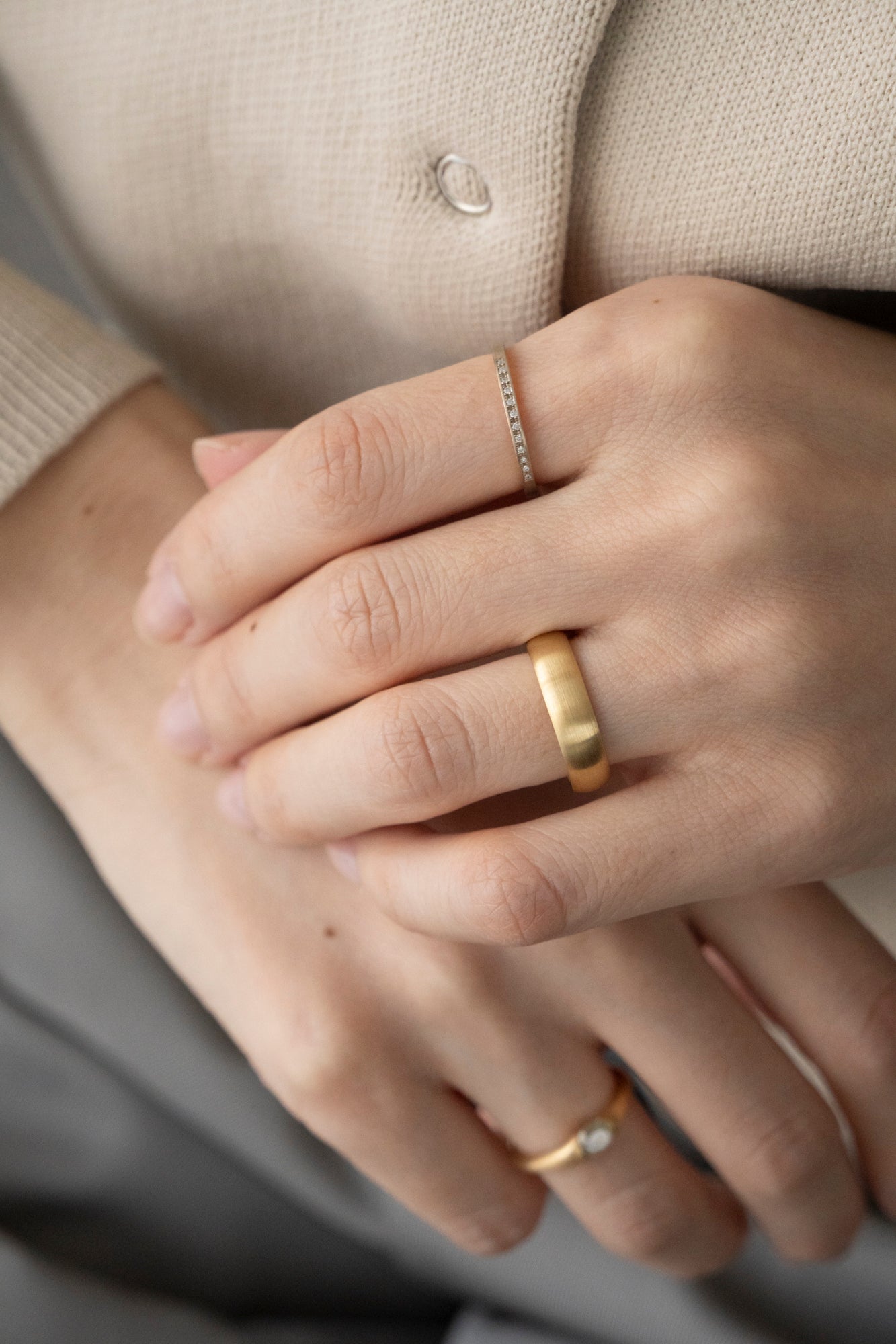 simmon HALF ROUND RING 5.2 /K18