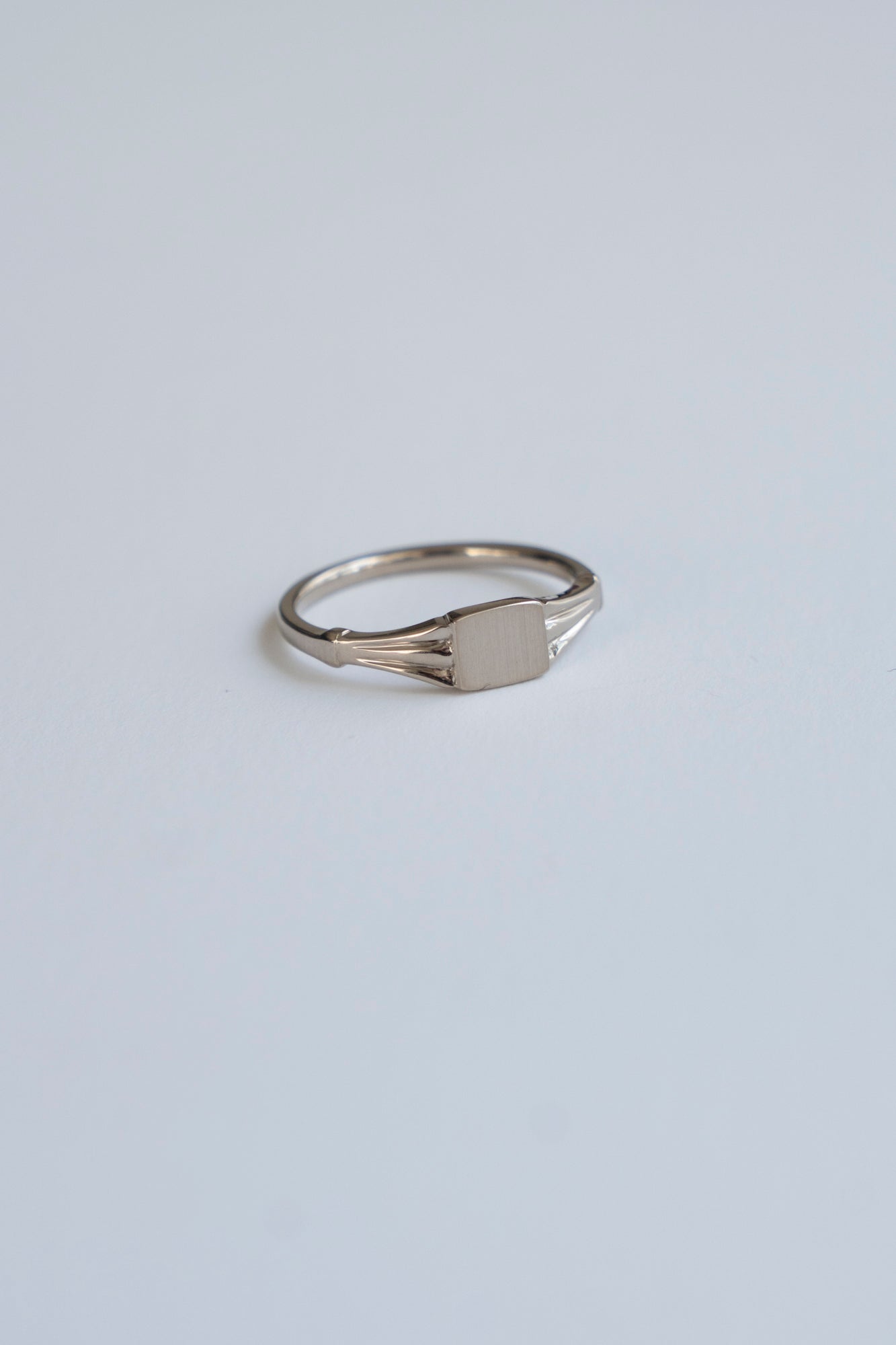 simmon CLASSIC SIGNET RING /K18