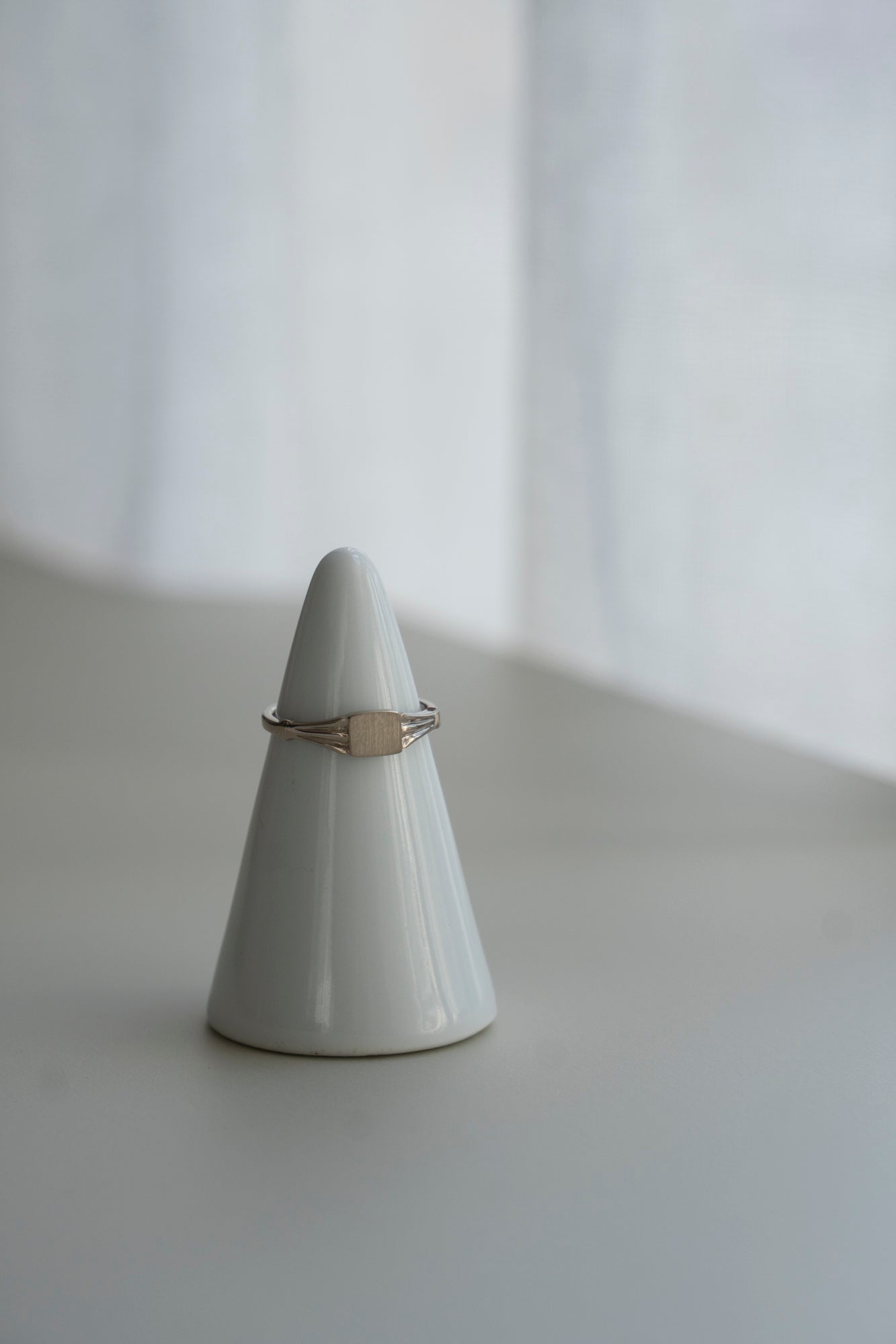 simmon CLASSIC SIGNET RING /K18