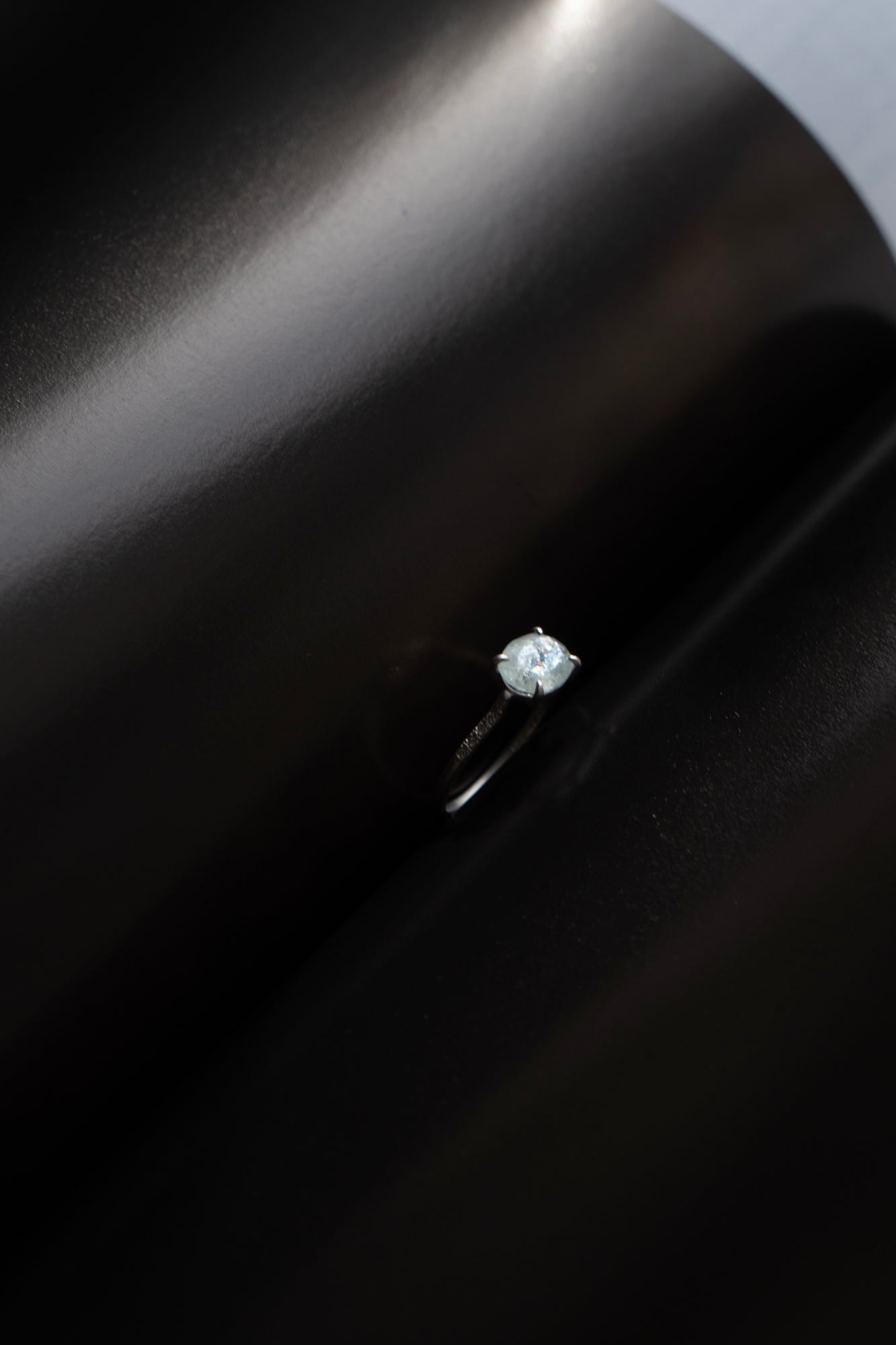 MONAKA jewellery Prong Aquamarine Ring /PT900