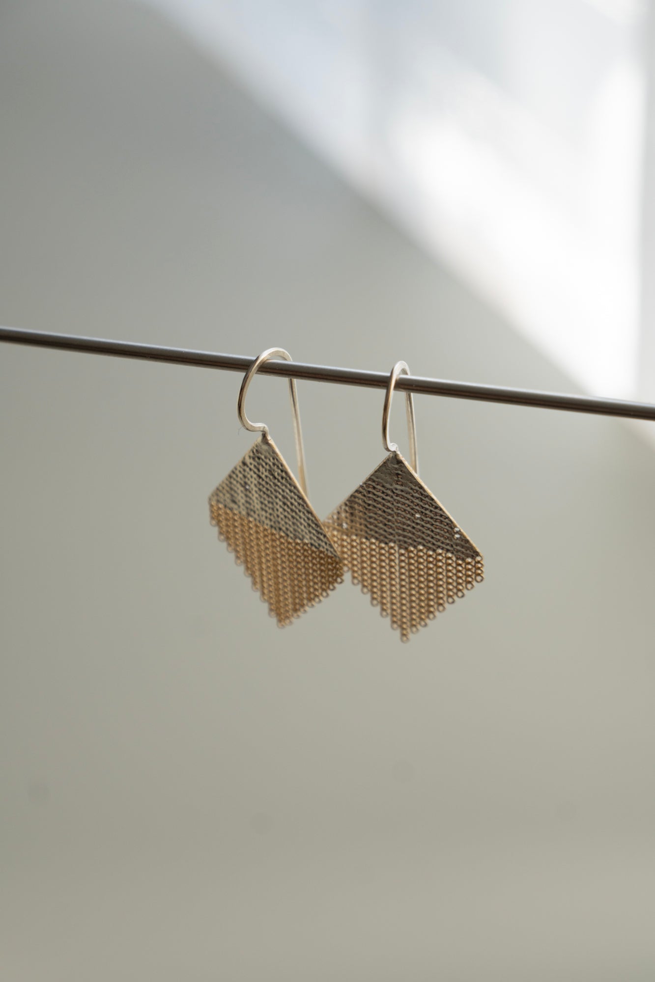 Hannah Keefe Small confetti pierced earrings /Silver