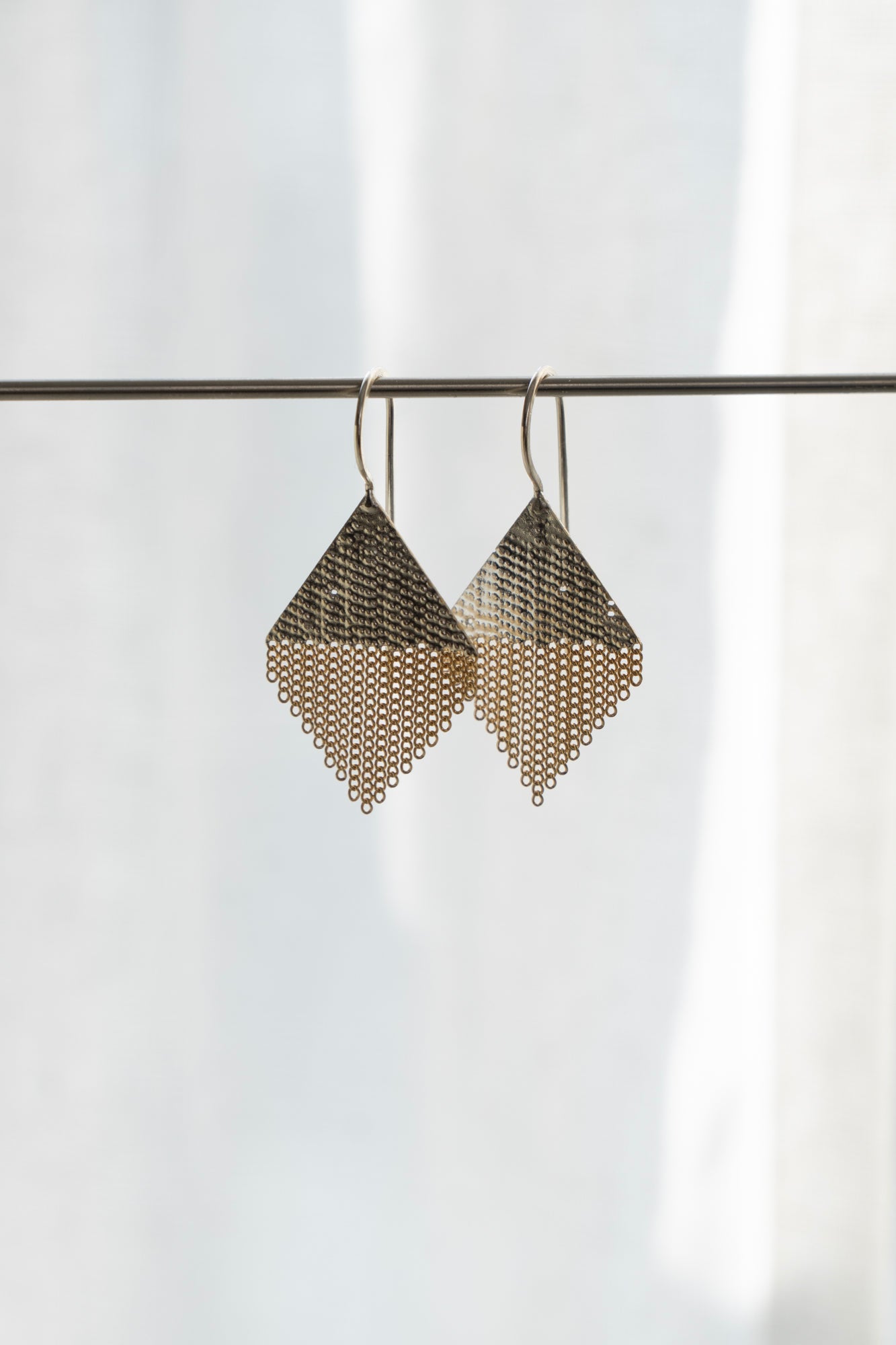 Hannah Keefe Small confetti pierced earrings /Silver