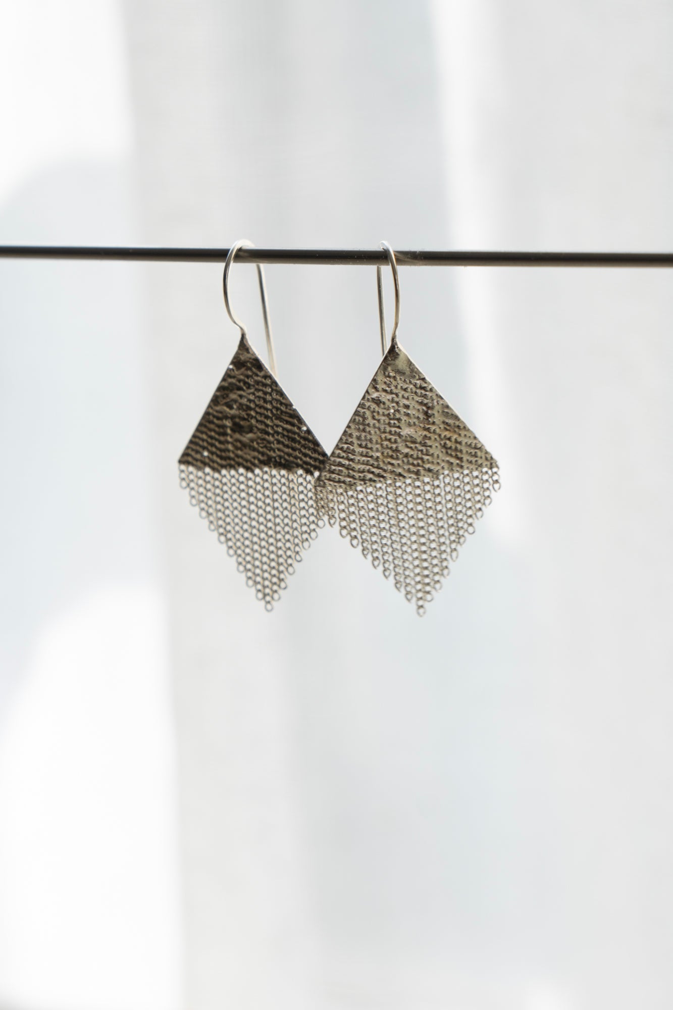 Hannah Keefe Small confetti pierced earrings /Silver