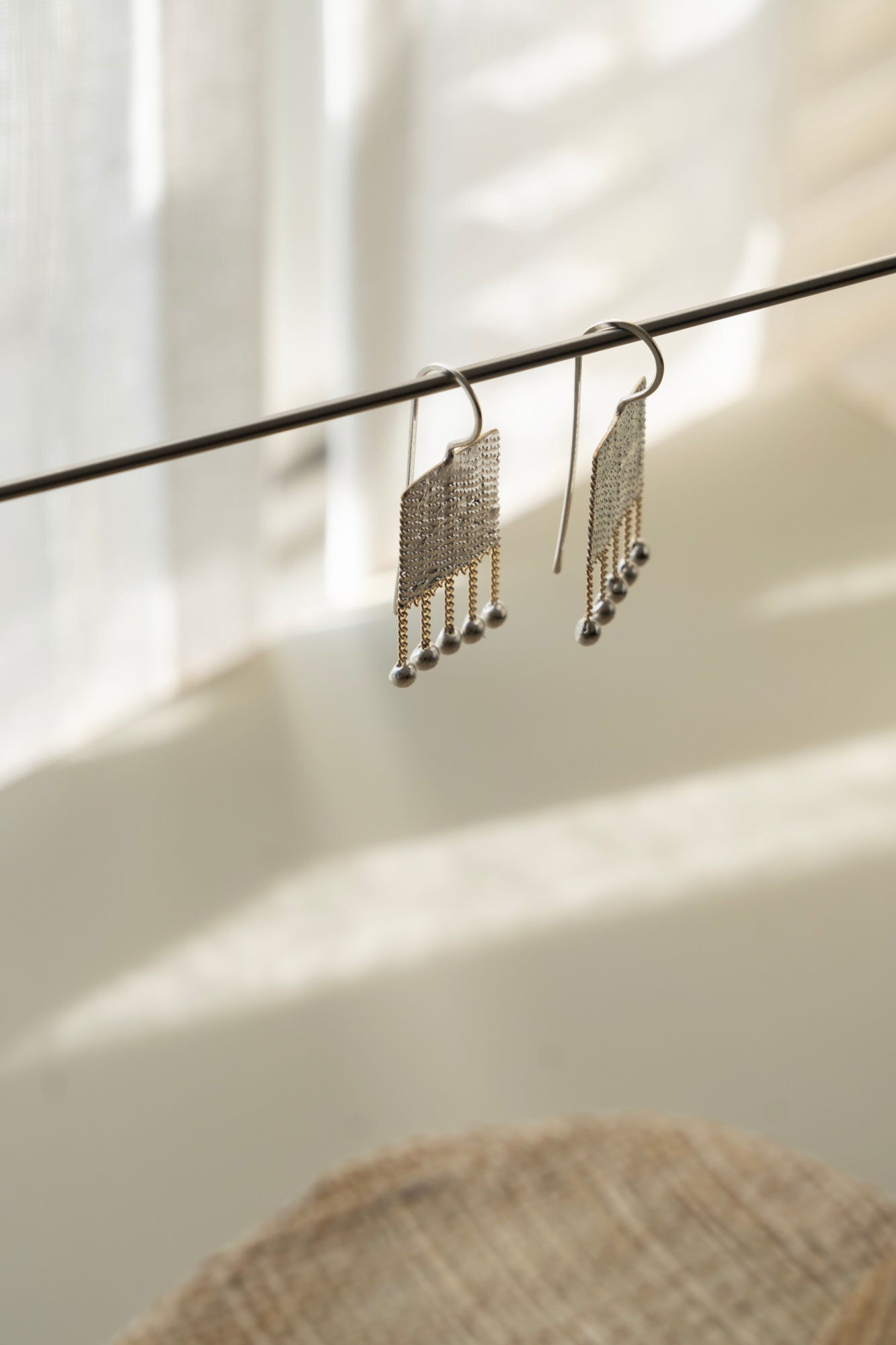 Hannah Keefe BAUBLE Pierced Earrings /Silver