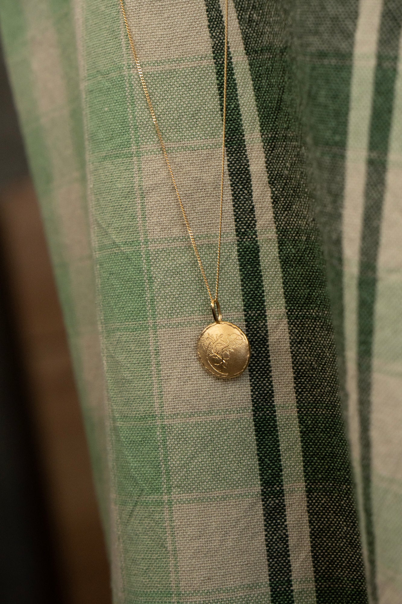 patchouli Optional Necklace Solid Carve Chain 45 /K18