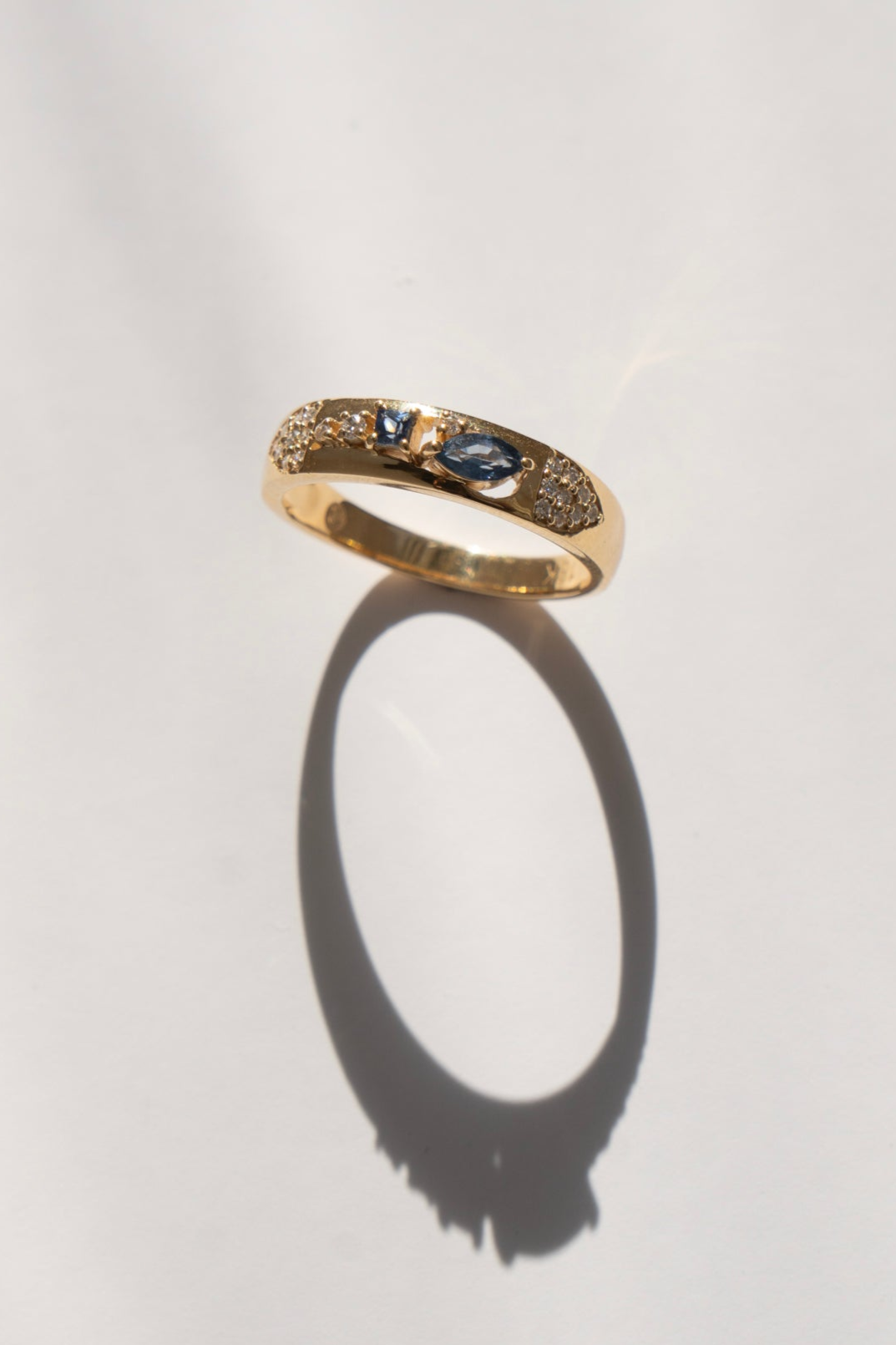 MILA OMI AMAUNET BABA RING Blue Sapphire /K10 /K18