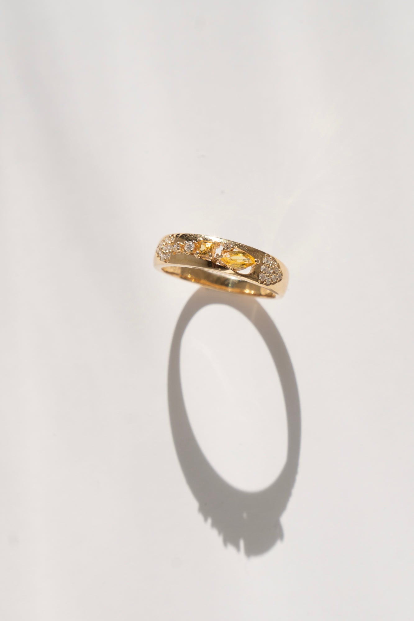 MILA OMI AMAUNET BABA RING Yellow Sapphire /K10 /K18