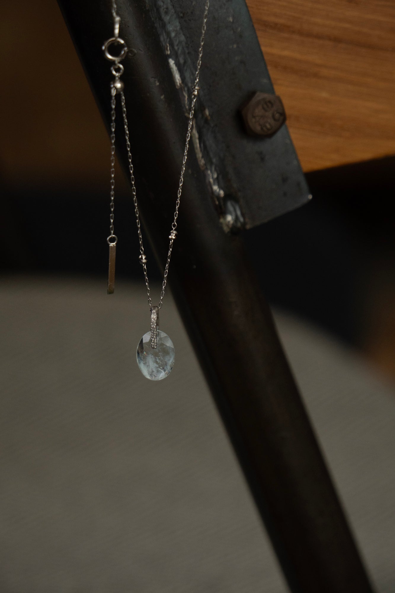 MONAKA jewellery Hibiki Aquamarine Pendant Top /PT900