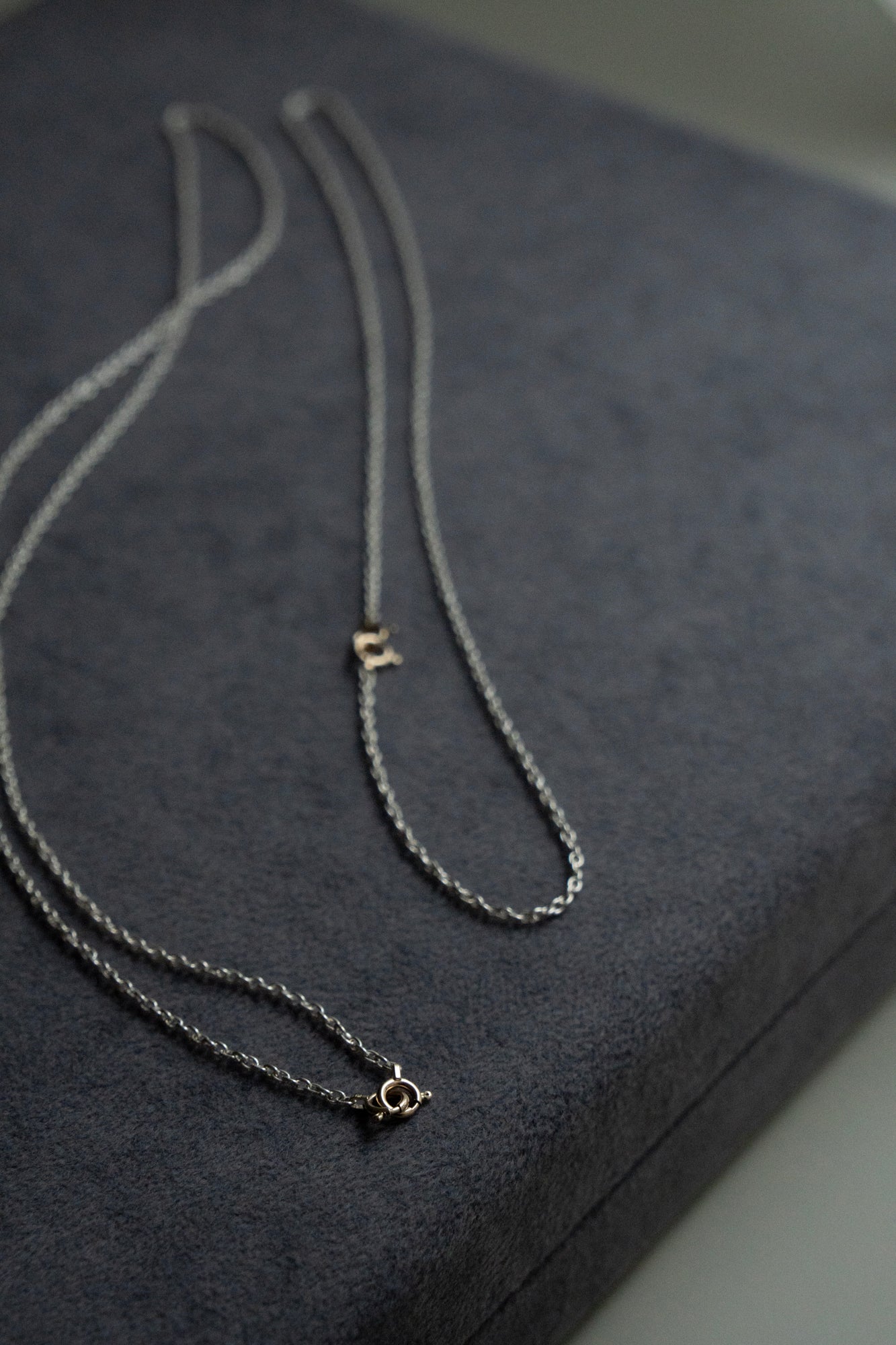 simmon Basic Oval Chain Necklace 40-70 /Silver