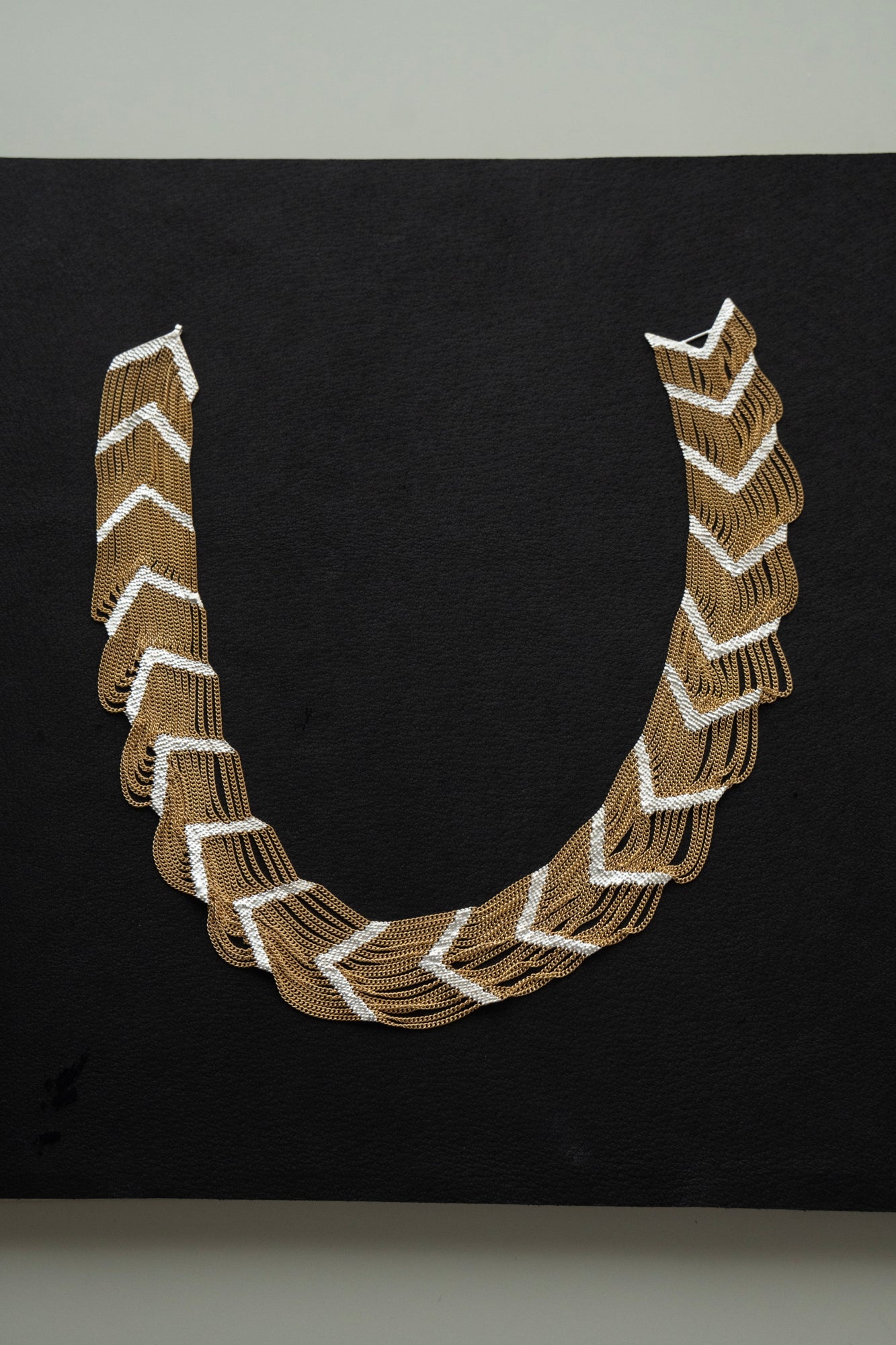 Hannah Keefe On-off Collar Necklace /Silver&Brass