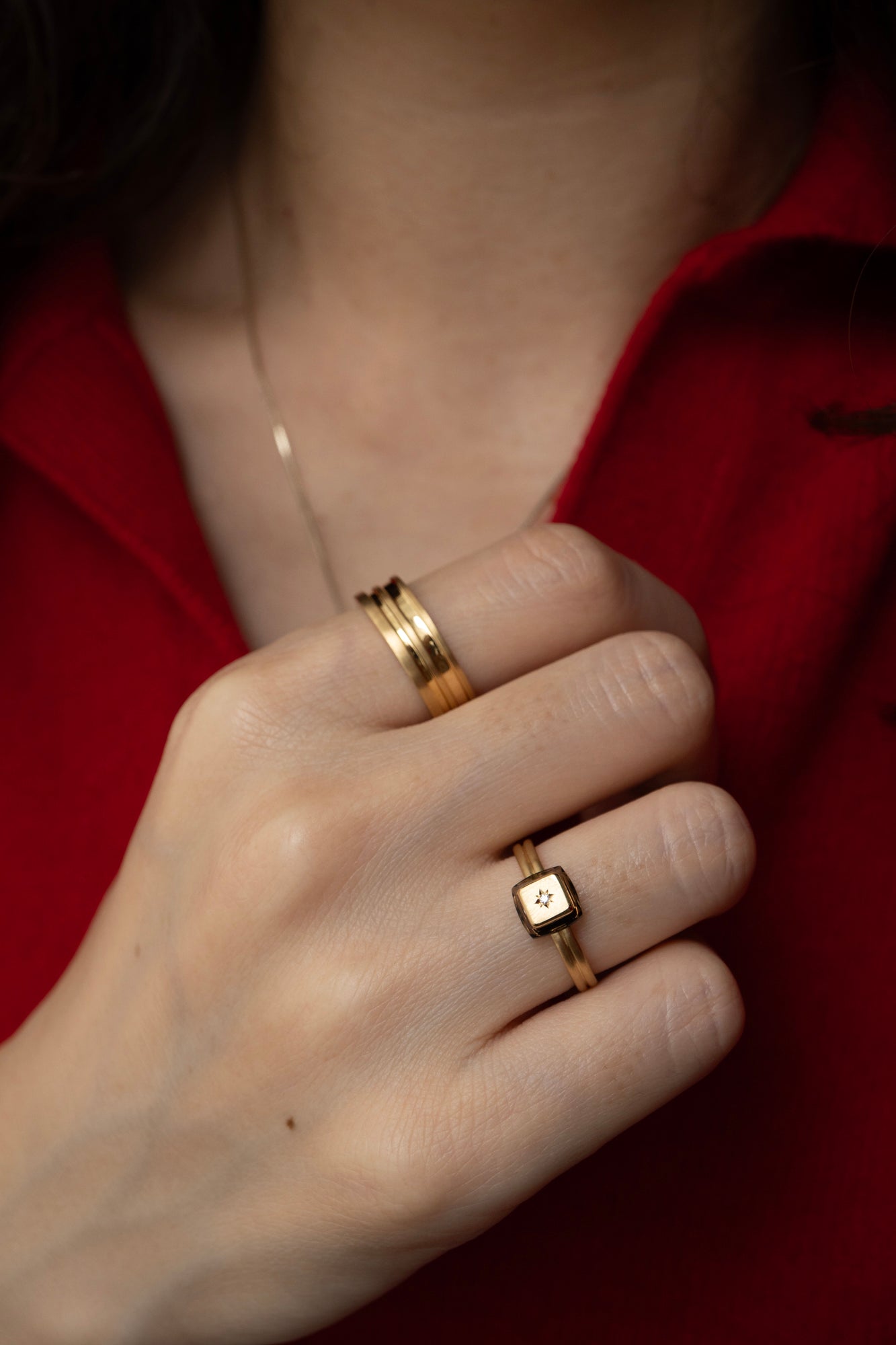 ALLIS Rail Ring Three line /K18