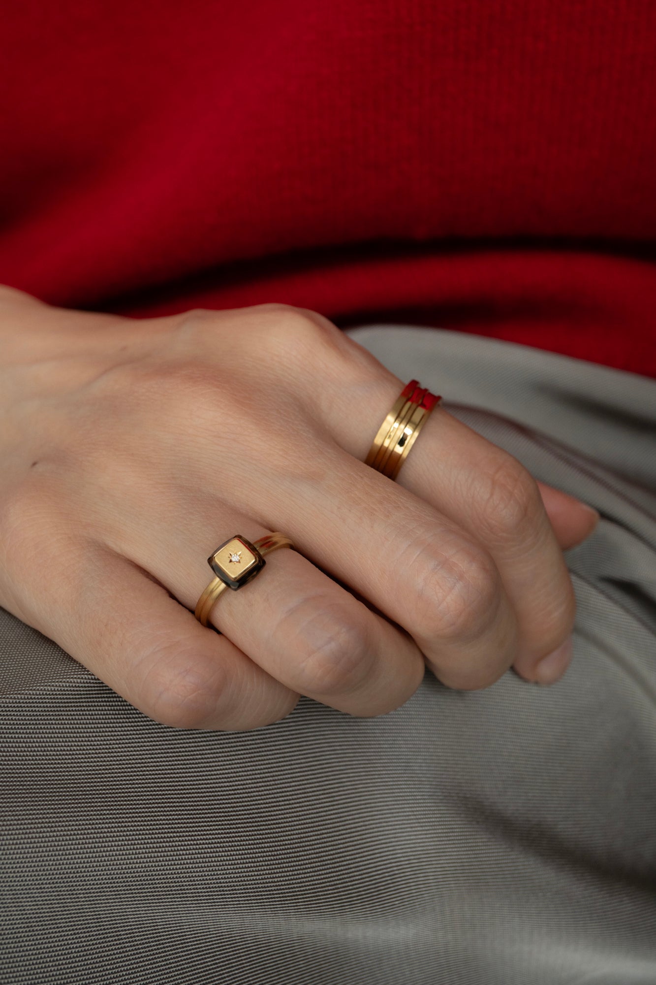 ALLIS Rail Ring Three line /K18