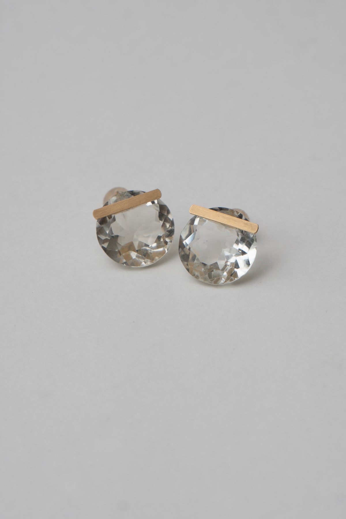 MONAKA jewellery Bar モナカジュエリー グリーンアメジストバーピアス 