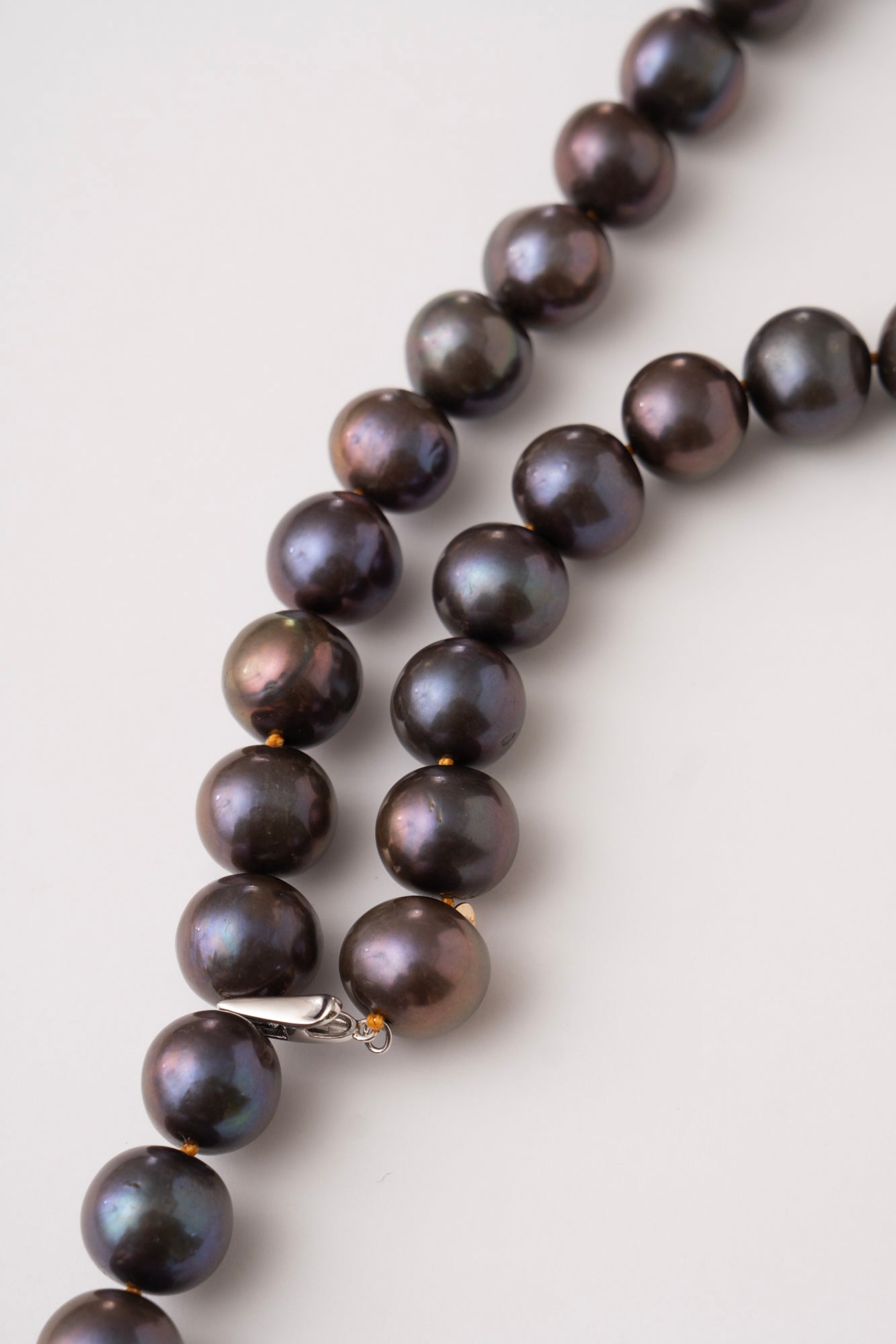 bohem All Knot Pearl Necklace Short BKBR