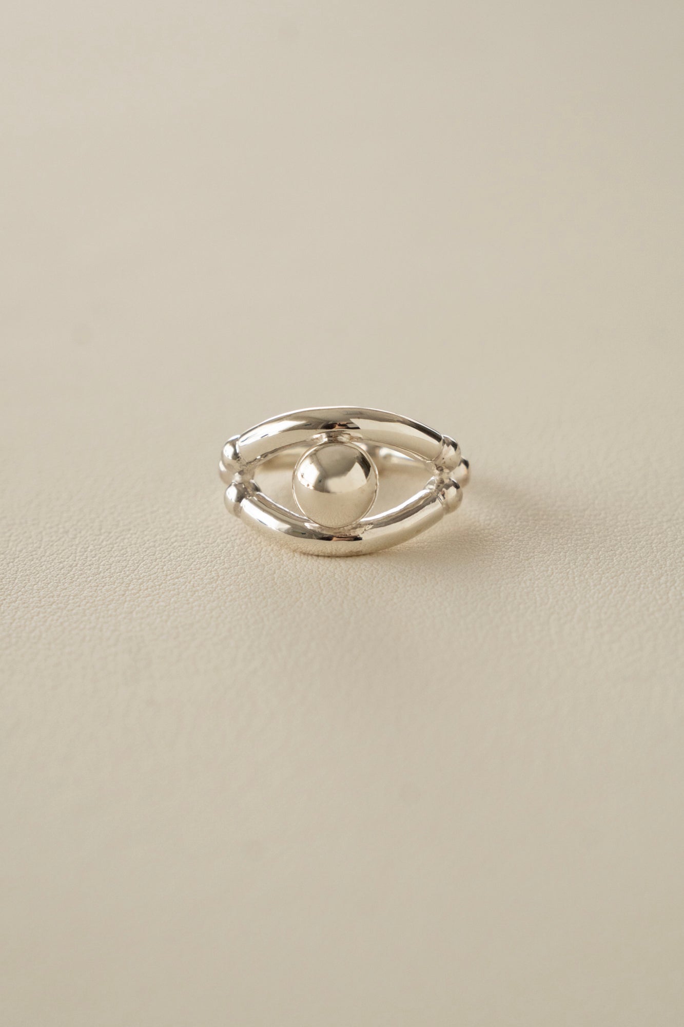 WAKAN SILVER SMITH Breastplate Ring Eye of Truth /Silver