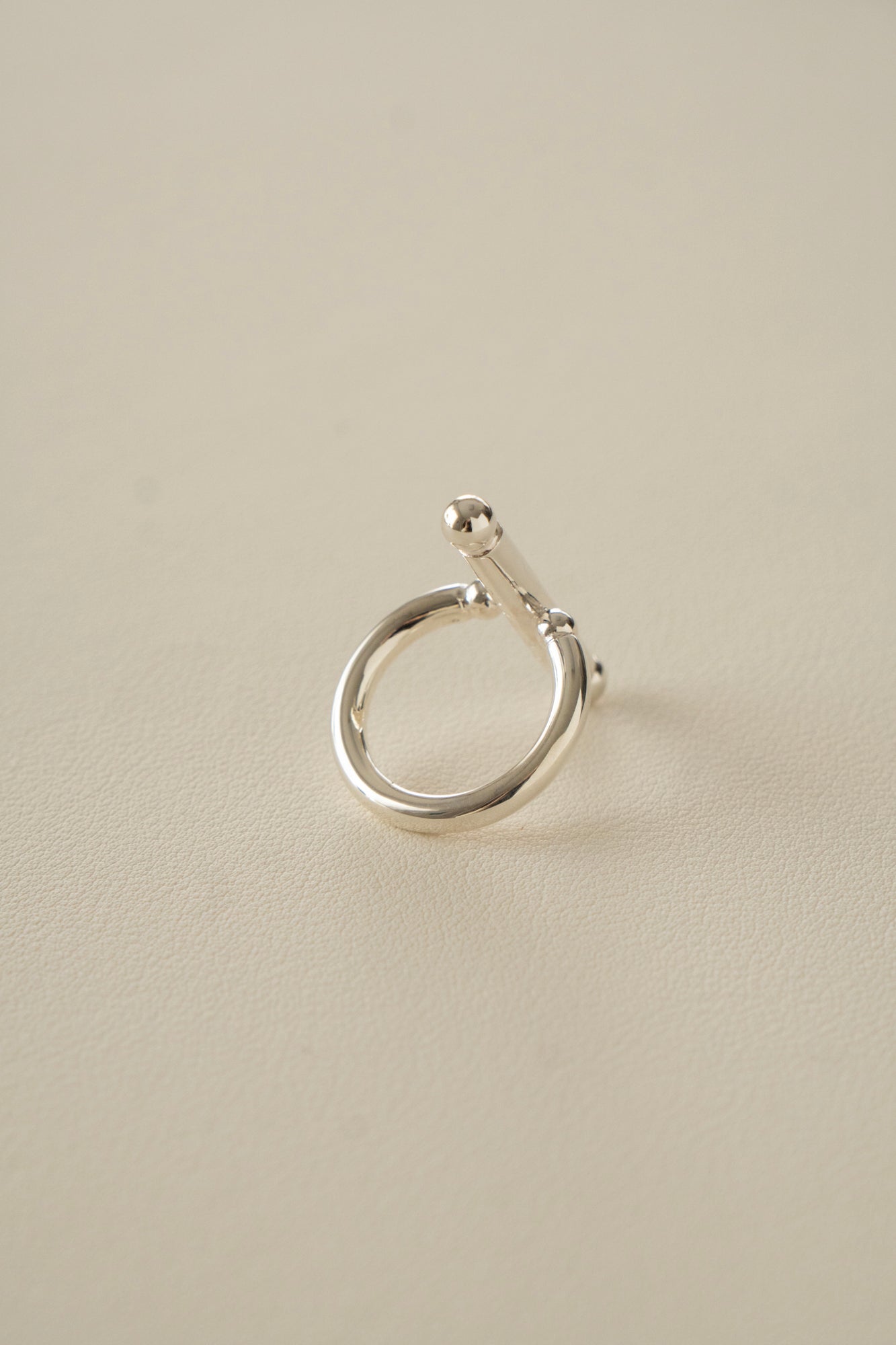 WAKAN SILVER SMITH Breastplate Ring Cross /Silver