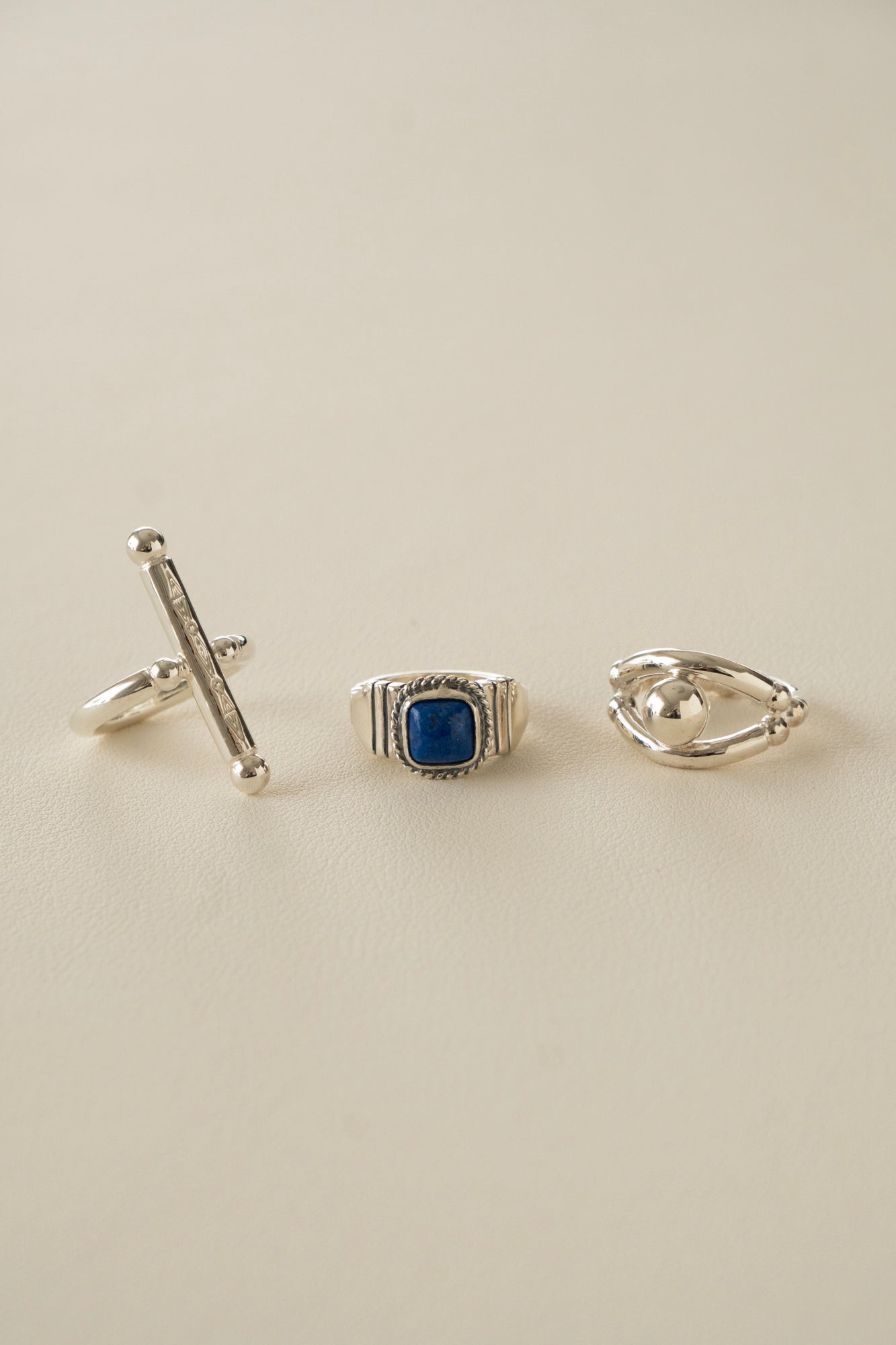 WAKAN SILVER SMITH Breastplate Ring Eye of Truth /Silver