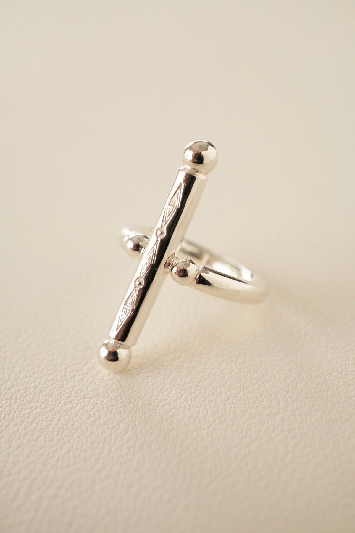 WAKAN SILVER SMITH ワカンシルバースミス Breastplate Ring Cross 