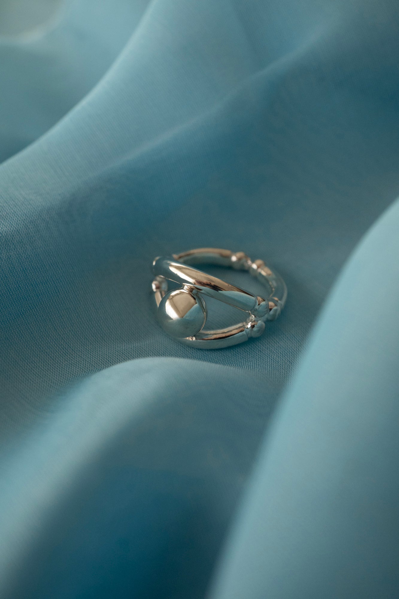 WAKAN SILVER SMITH Breastplate Ring Eye of Truth /Silver