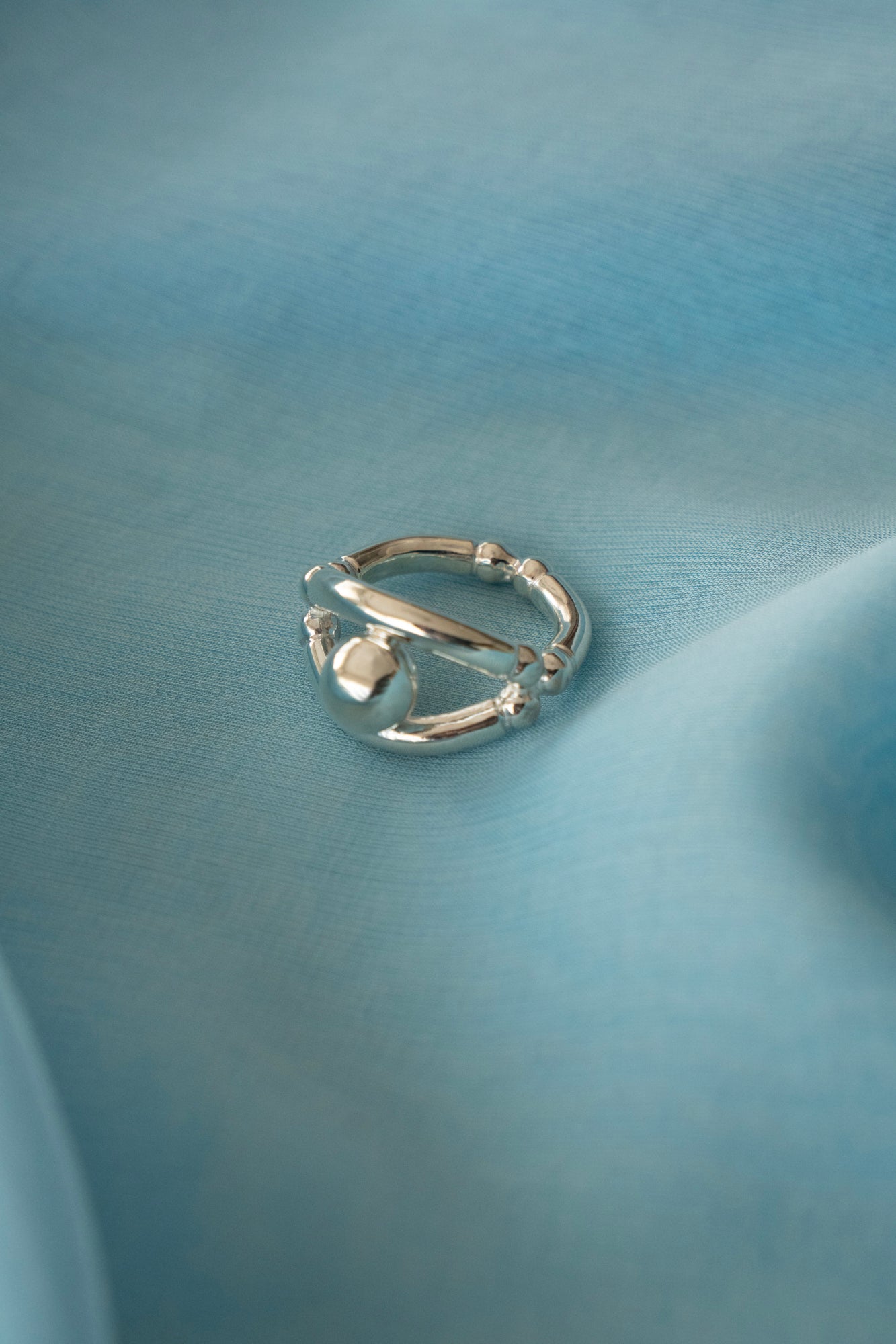 WAKAN SILVER SMITH Breastplate Ring Eye of Truth /Silver