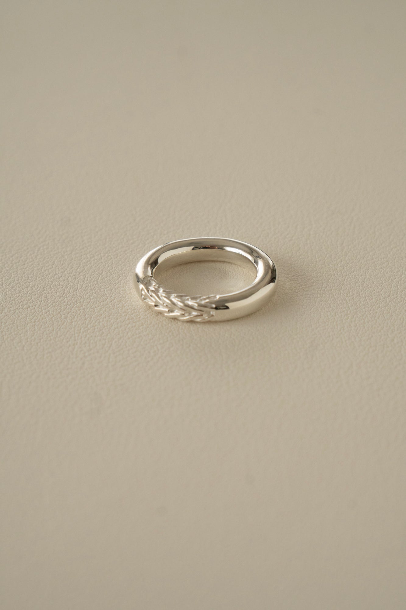 WAKAN SILVER SMITH Braided Silver Ring /Silver
