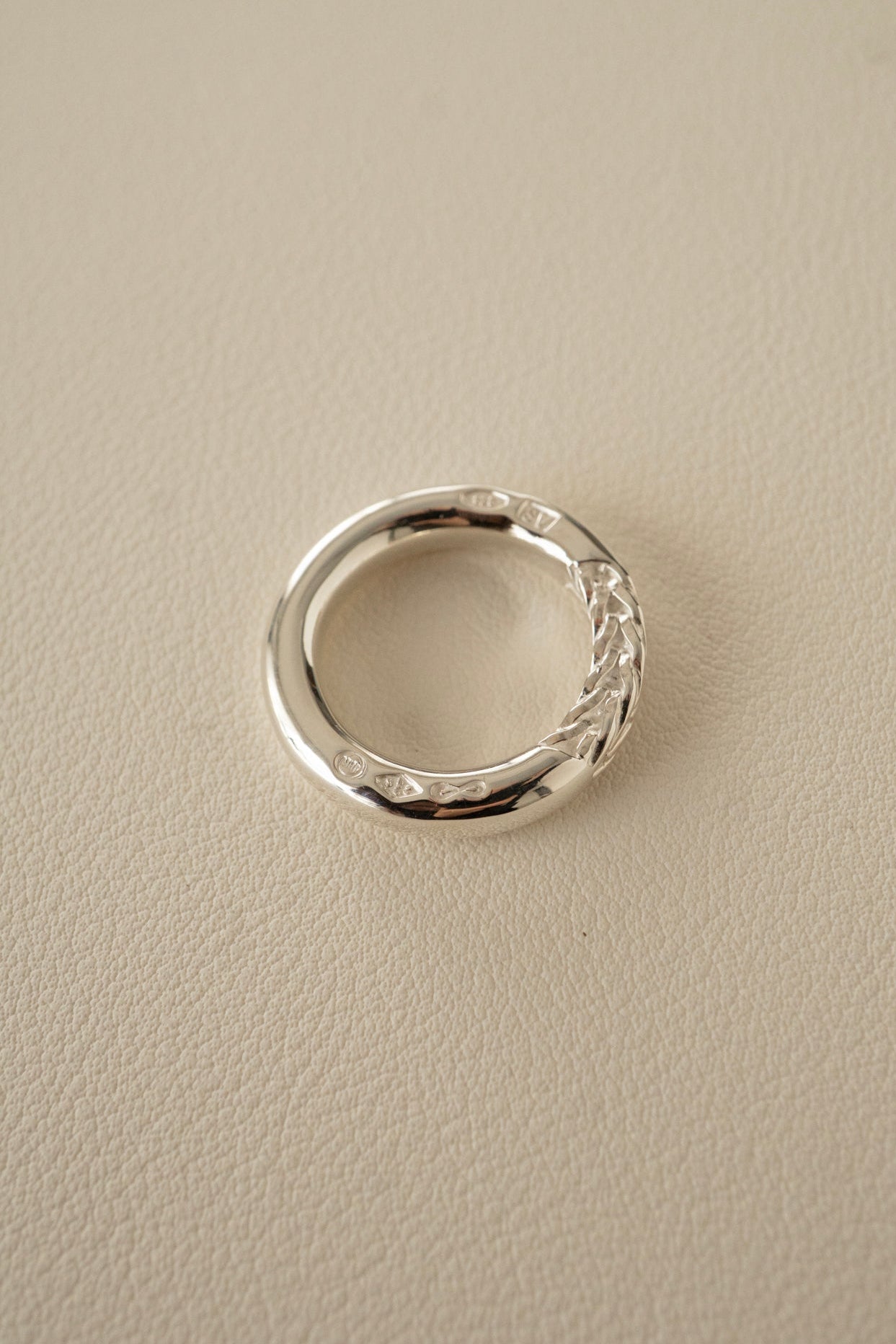 WAKAN SILVER SMITH Braided Silver Ring /Silver
