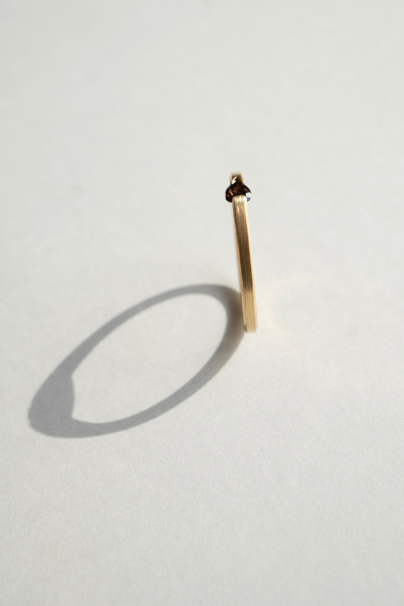 patchouli 別注 simmon Seta Pear Shape Brownish Diamond Unite Ring /K18