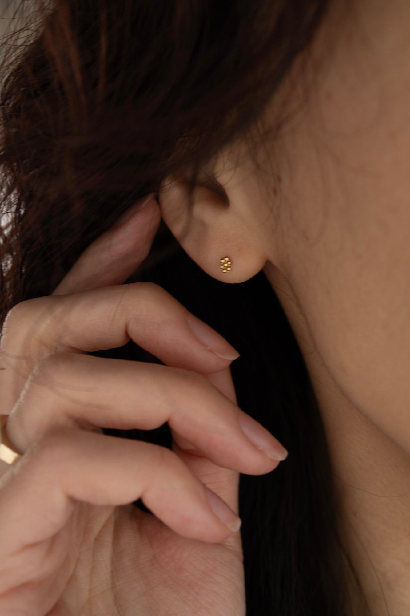 MONAKA jewellery Daisy Pierced Earrings / K18