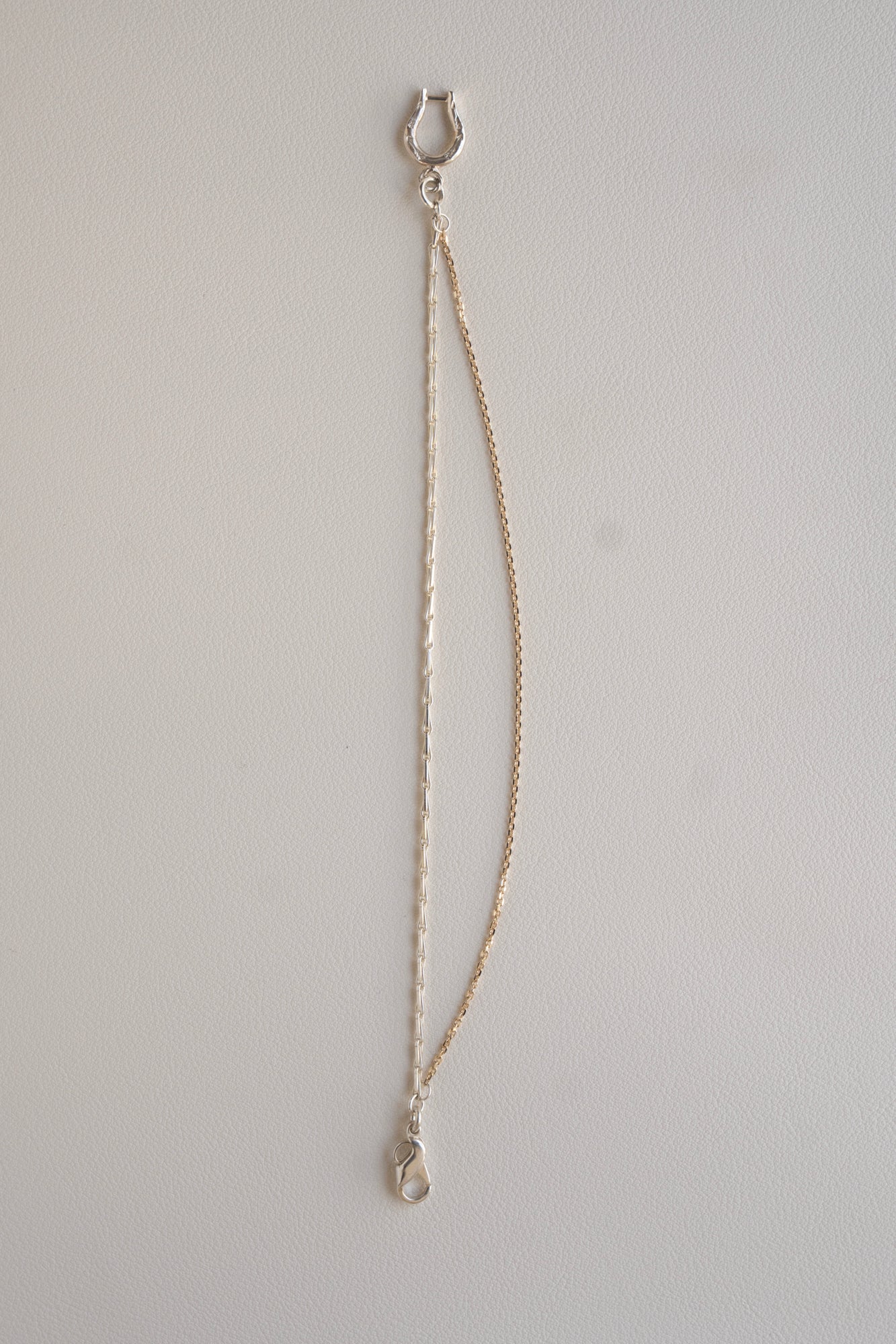 WAKAN SILVER SMITH K10 Horse Shoe Combination bracelet A /Silver