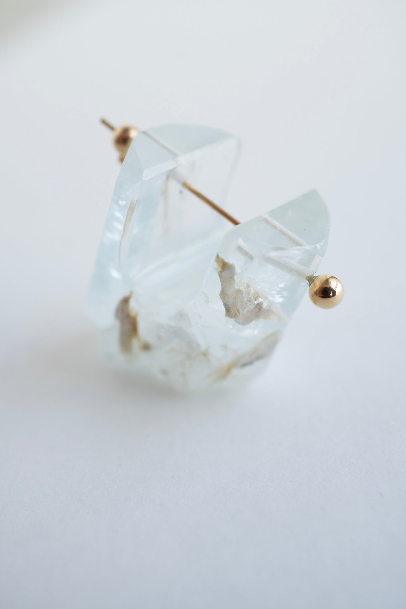 MONAKAjewellery Aquamarine Rock Pierce /K18