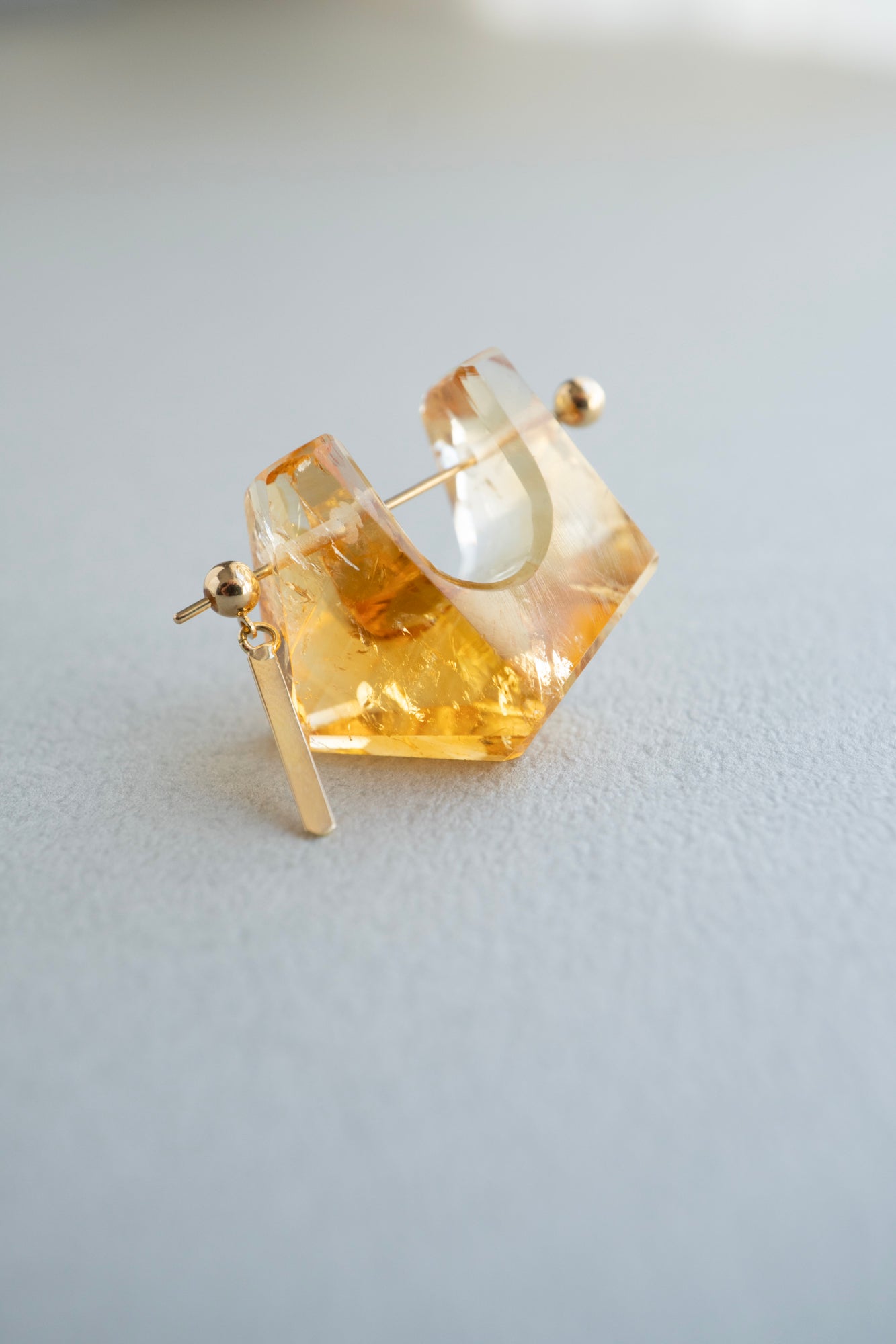 MONAKAjewellery Citrine Rock Pierce /K18