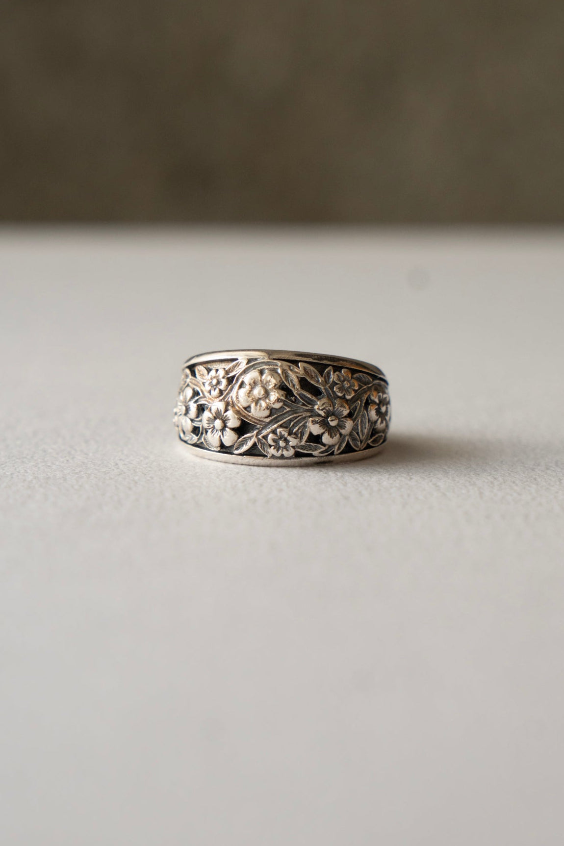 Gerochristo Harmony Wide Band Ring /Silver