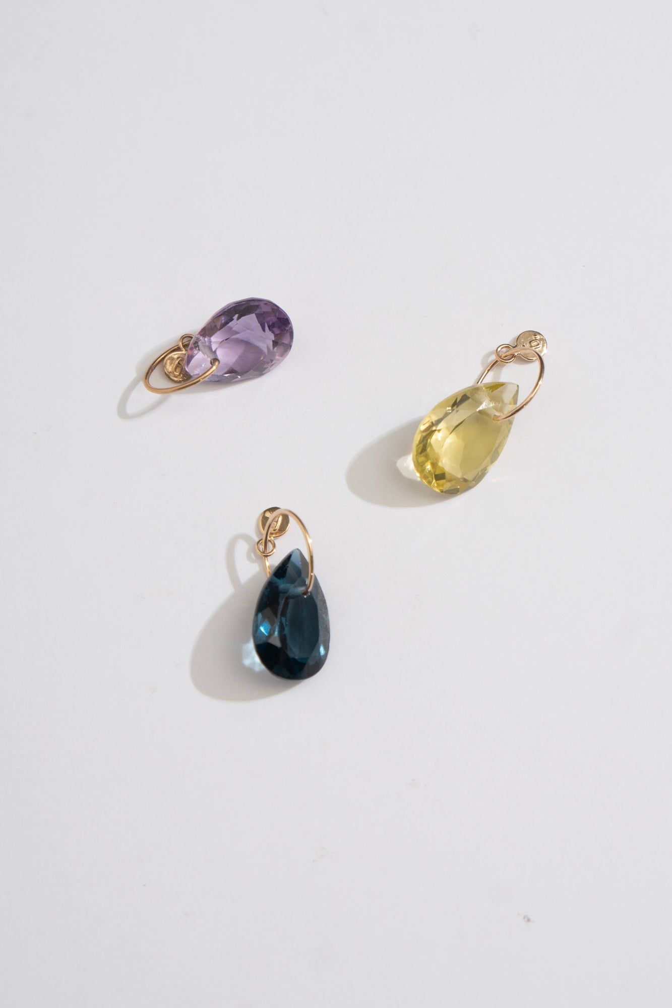 bohem Necklace Charm Top Lemon Quartz /K10