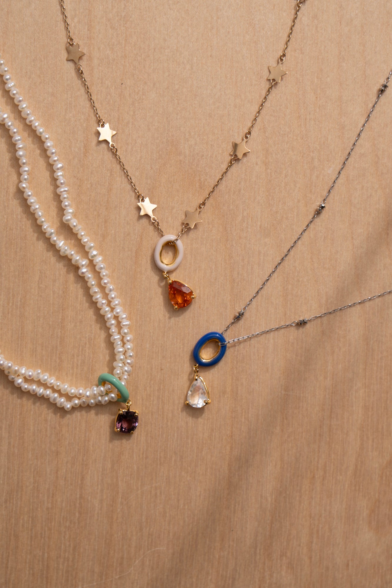 bohem Candy Collection Orange Garnet Charm Top