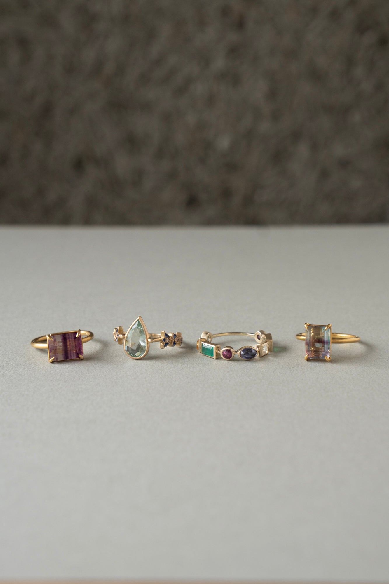 bohem Crown collection Green Beryl Ring /K10