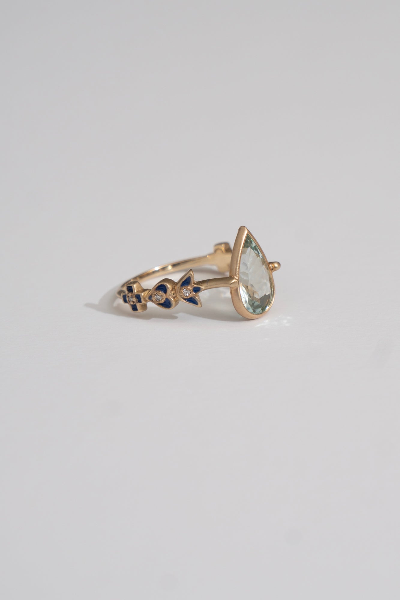 bohem Crown collection Green Beryl Ring /K10