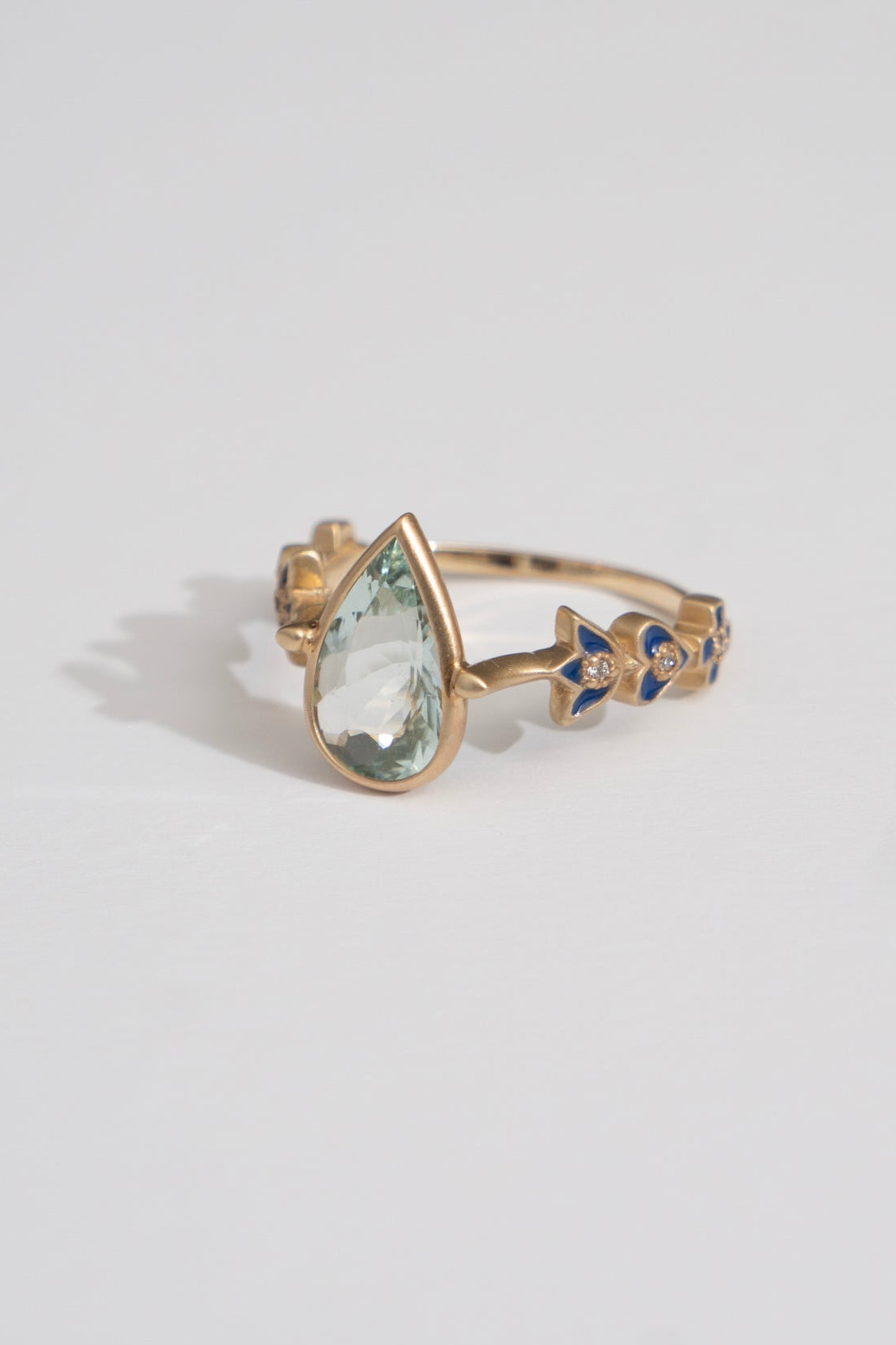 bohem Crown collection Green Beryl Ring /K10