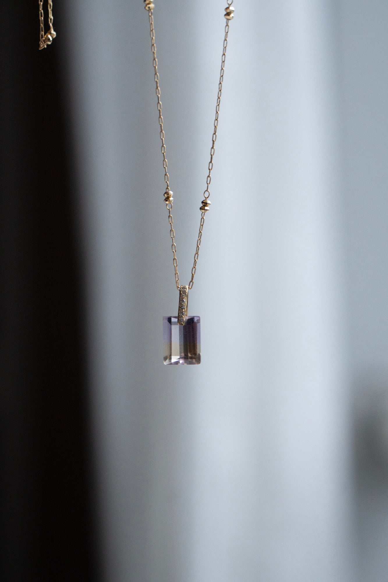 MONAKA jewellery Hibiki Ametrine Pendant Charm Top /K18