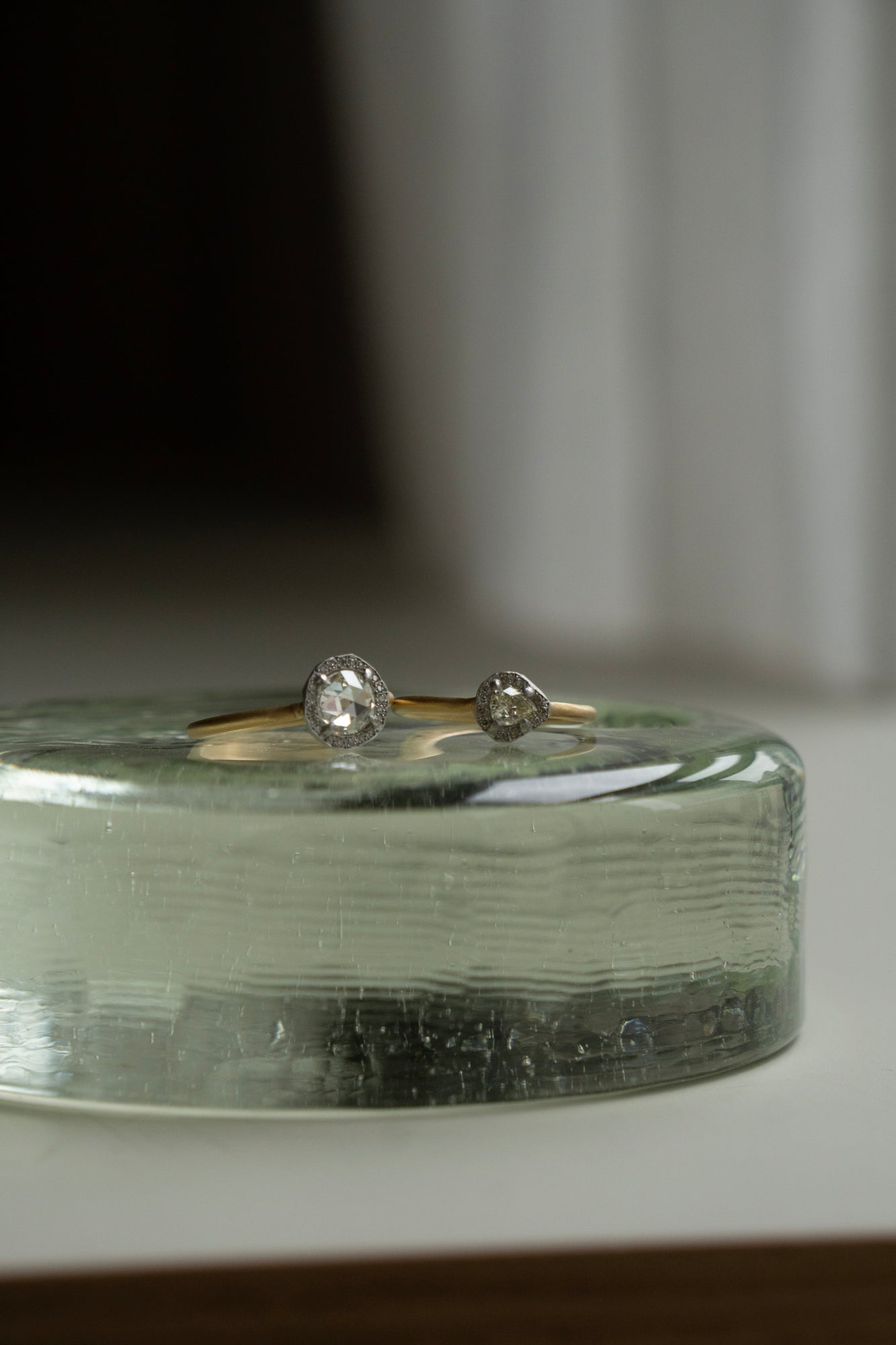 MONAKA jewellery Rinne Rose Cut Diamond Ring /K18&PT900