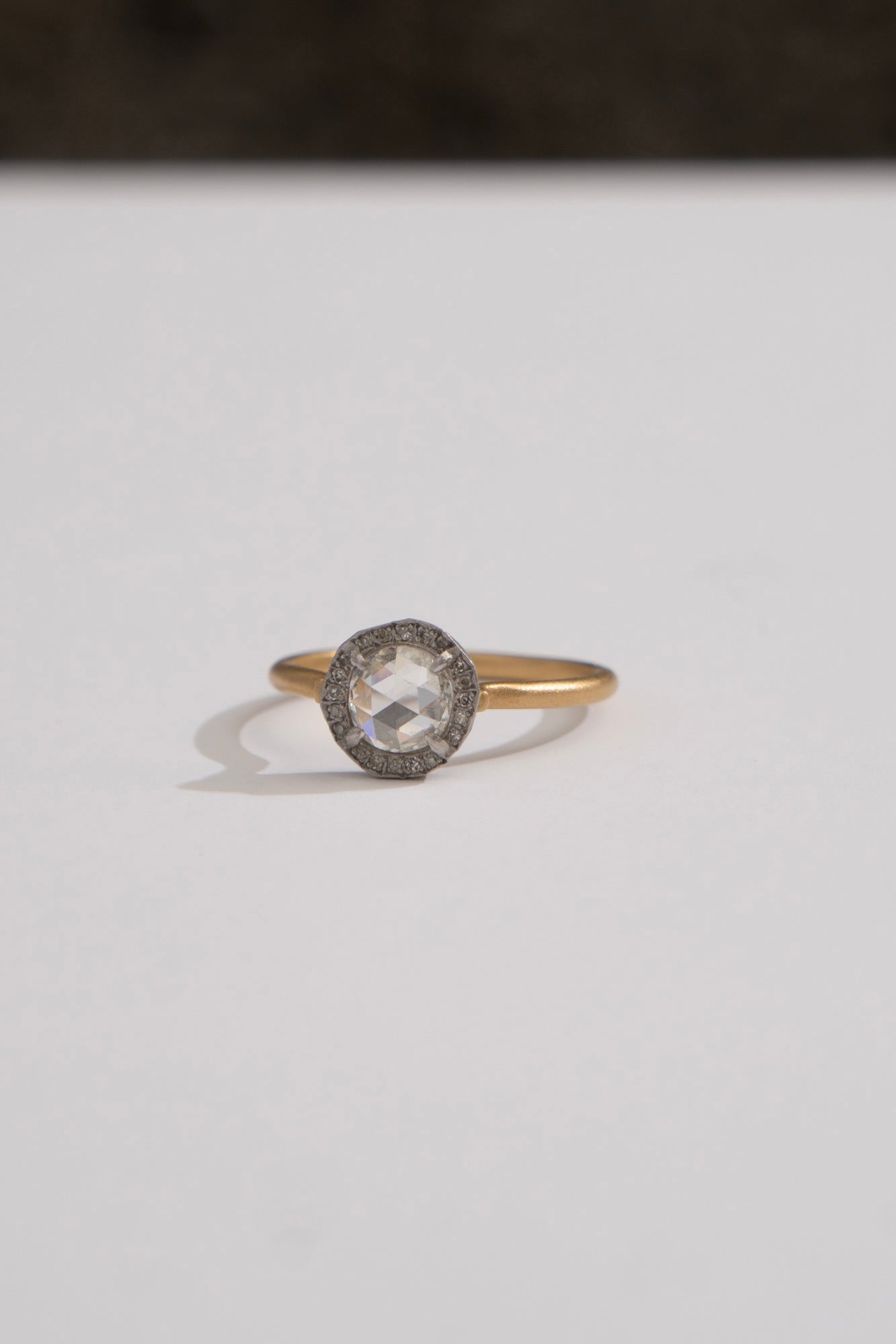 MONAKA jewellery Rinne Rose Cut Diamond Ring /K18&PT900