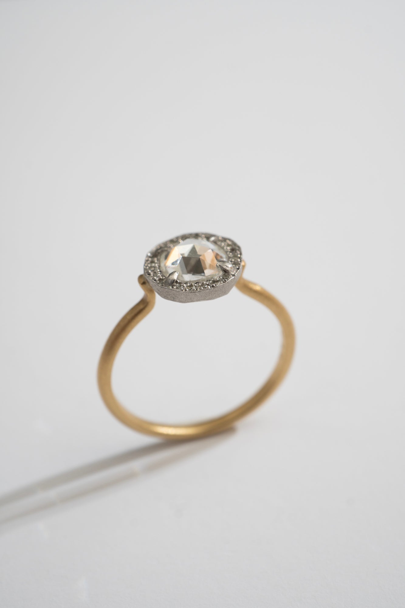 MONAKA jewellery Rinne Rose Cut Diamond Ring /K18&PT900