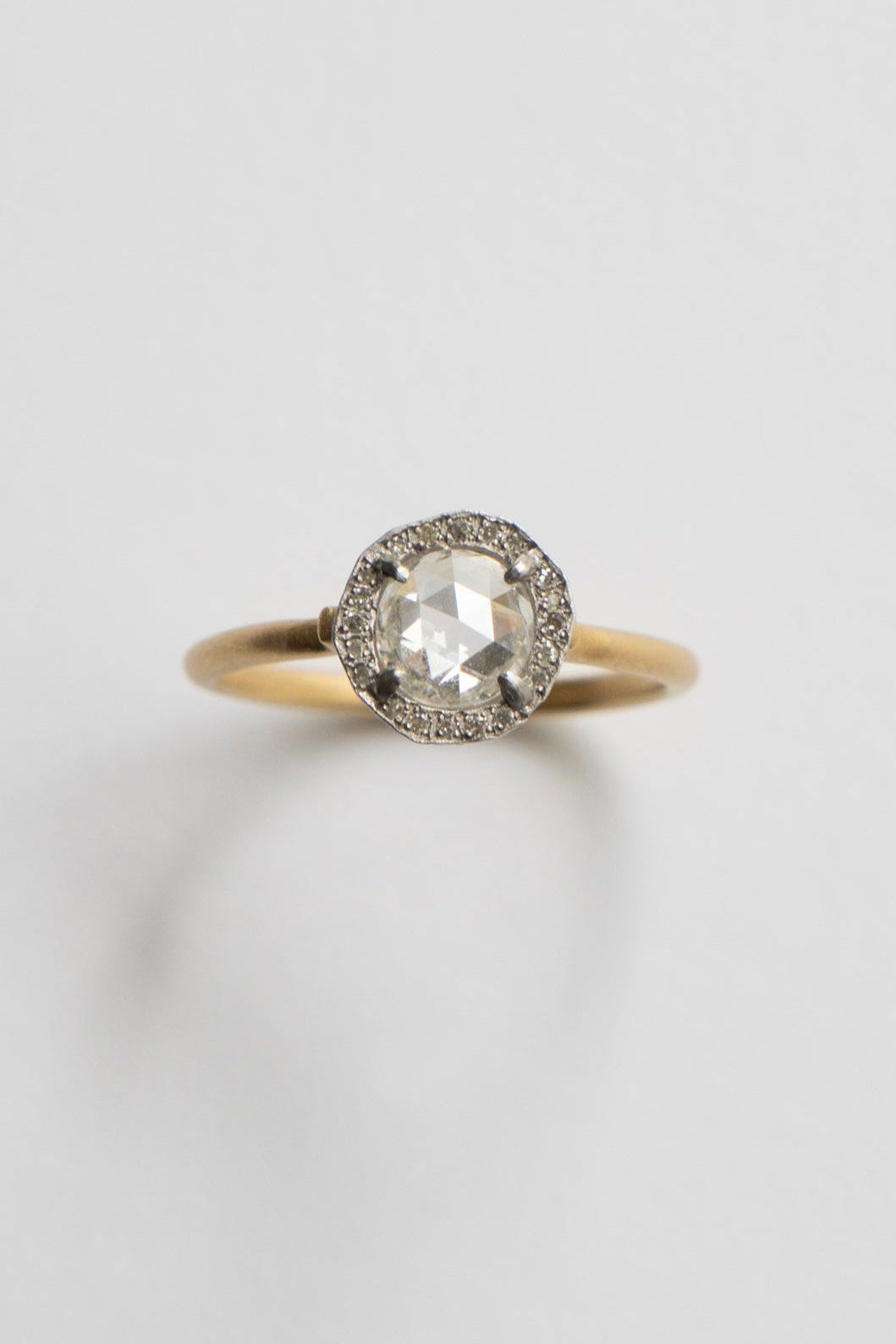 MONAKA jewellery Rinne Rose Cut Diamond Ring /K18&PT900