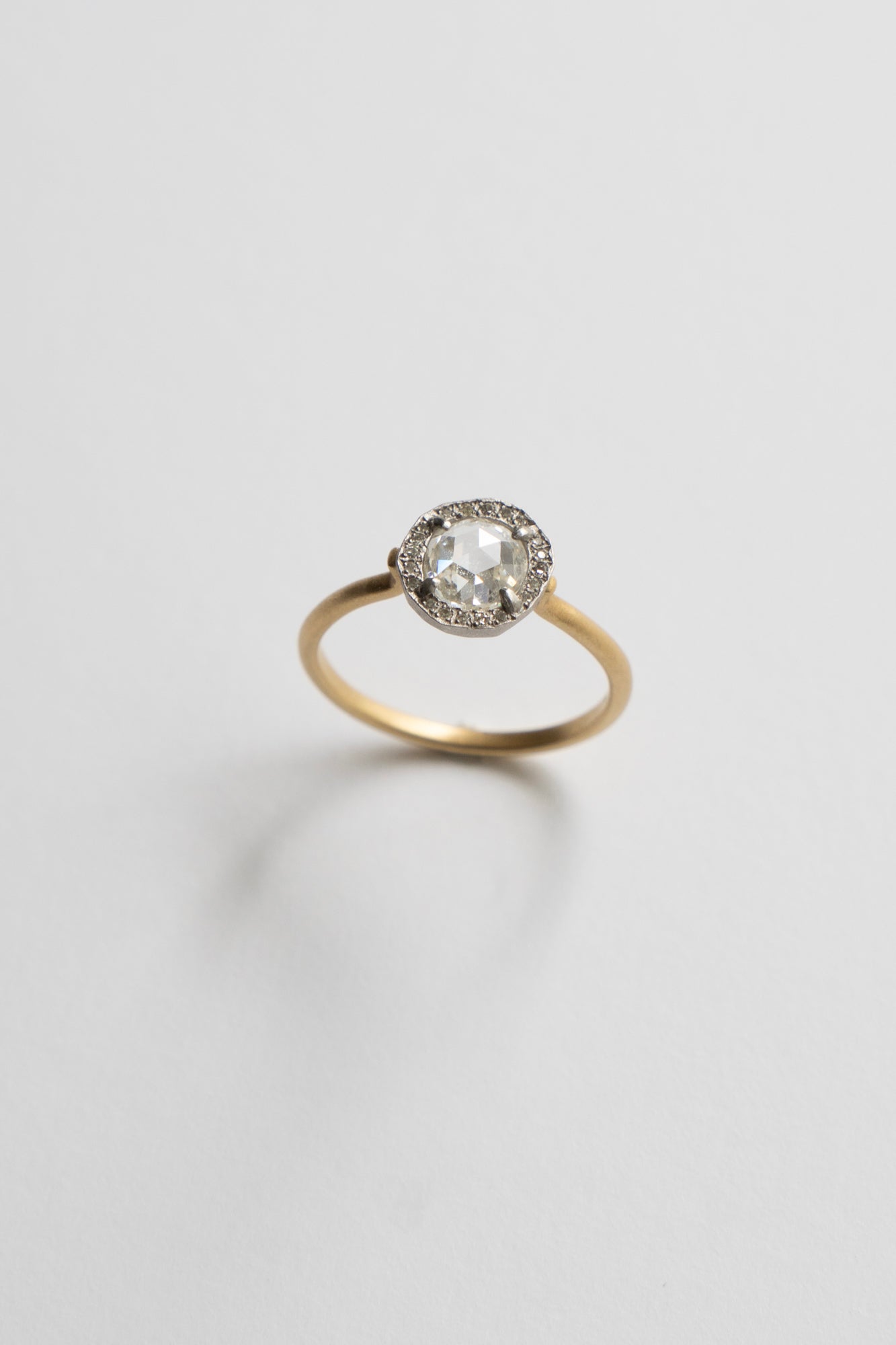 MONAKA jewellery Rinne Rose Cut Diamond Ring /K18&PT900