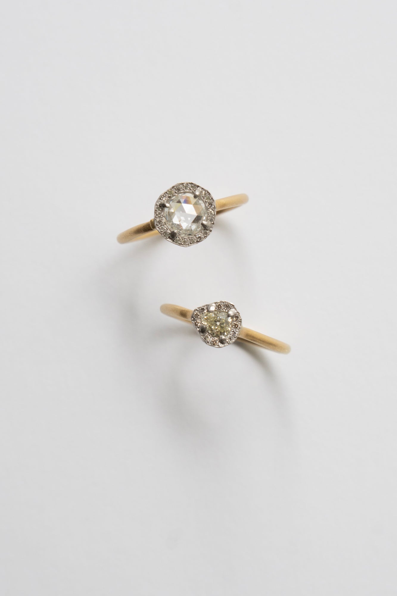 MONAKA jewellery Rinne Rose Cut Diamond Ring /K18&PT900