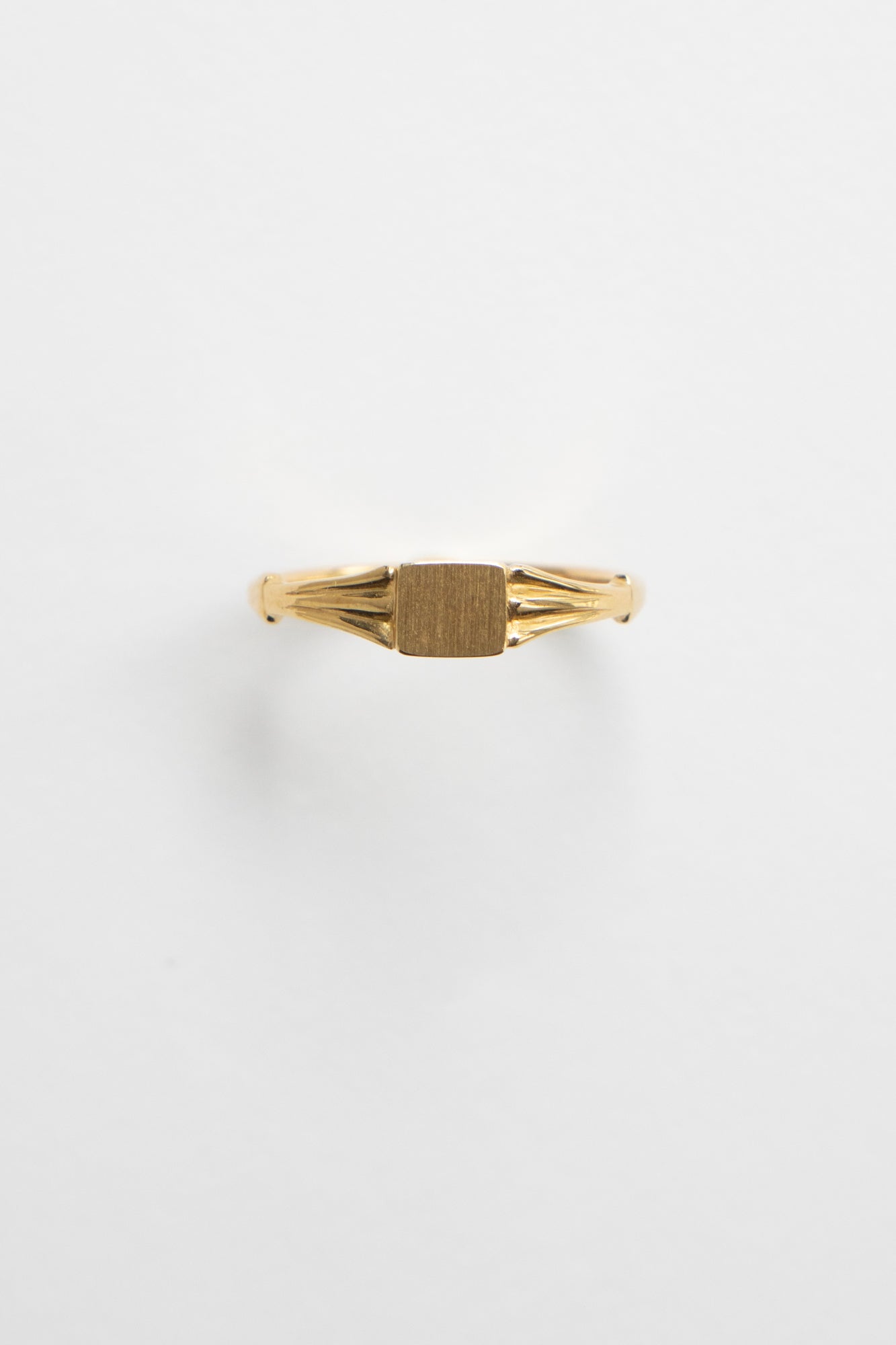 simmon CLASSIC SIGNET RING /K18