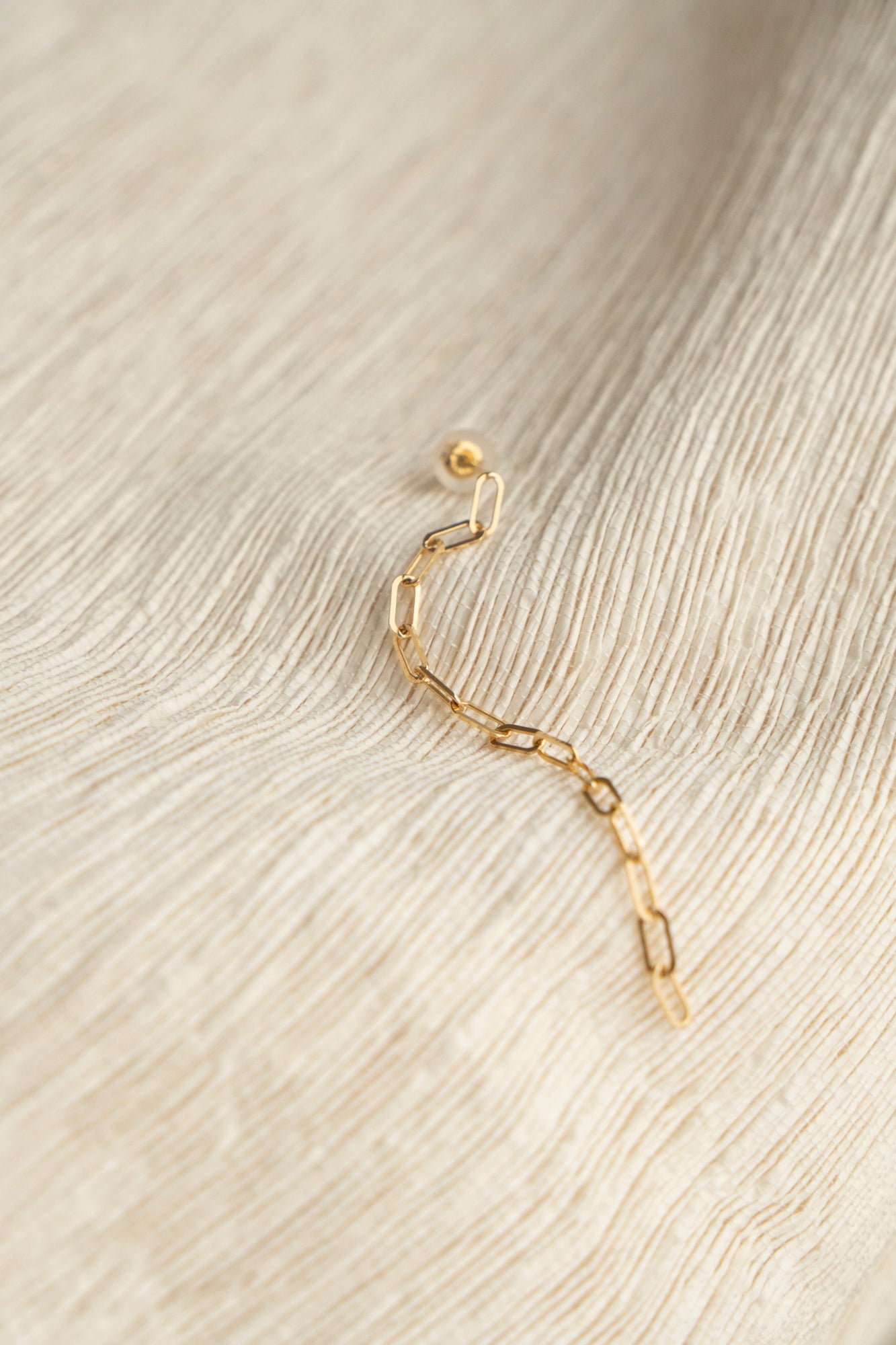 MONAKA jewellery Chain Pierced Earrring /K18