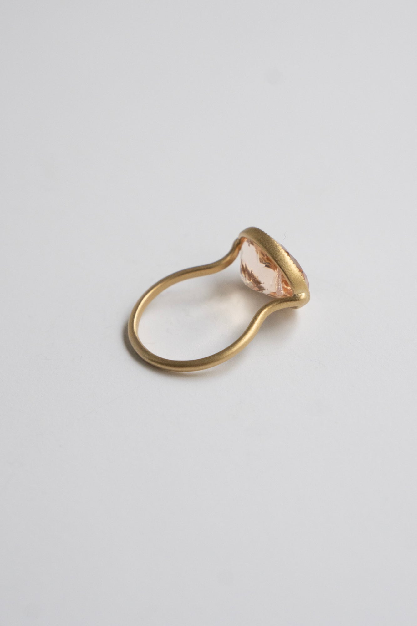 MONAKA jewellery Milgrain Morganite Ring /K18