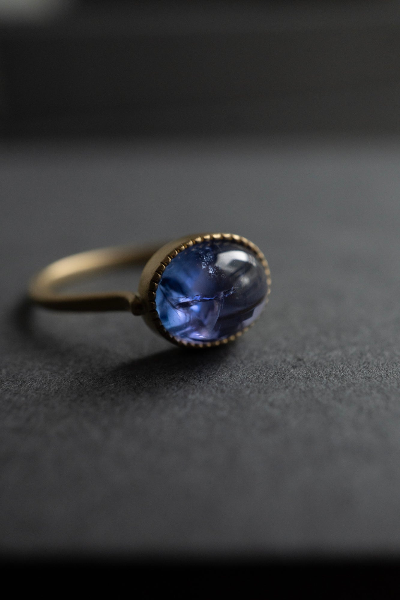 MONAKA jewellery Milgrain Tanzanite Ring /K18