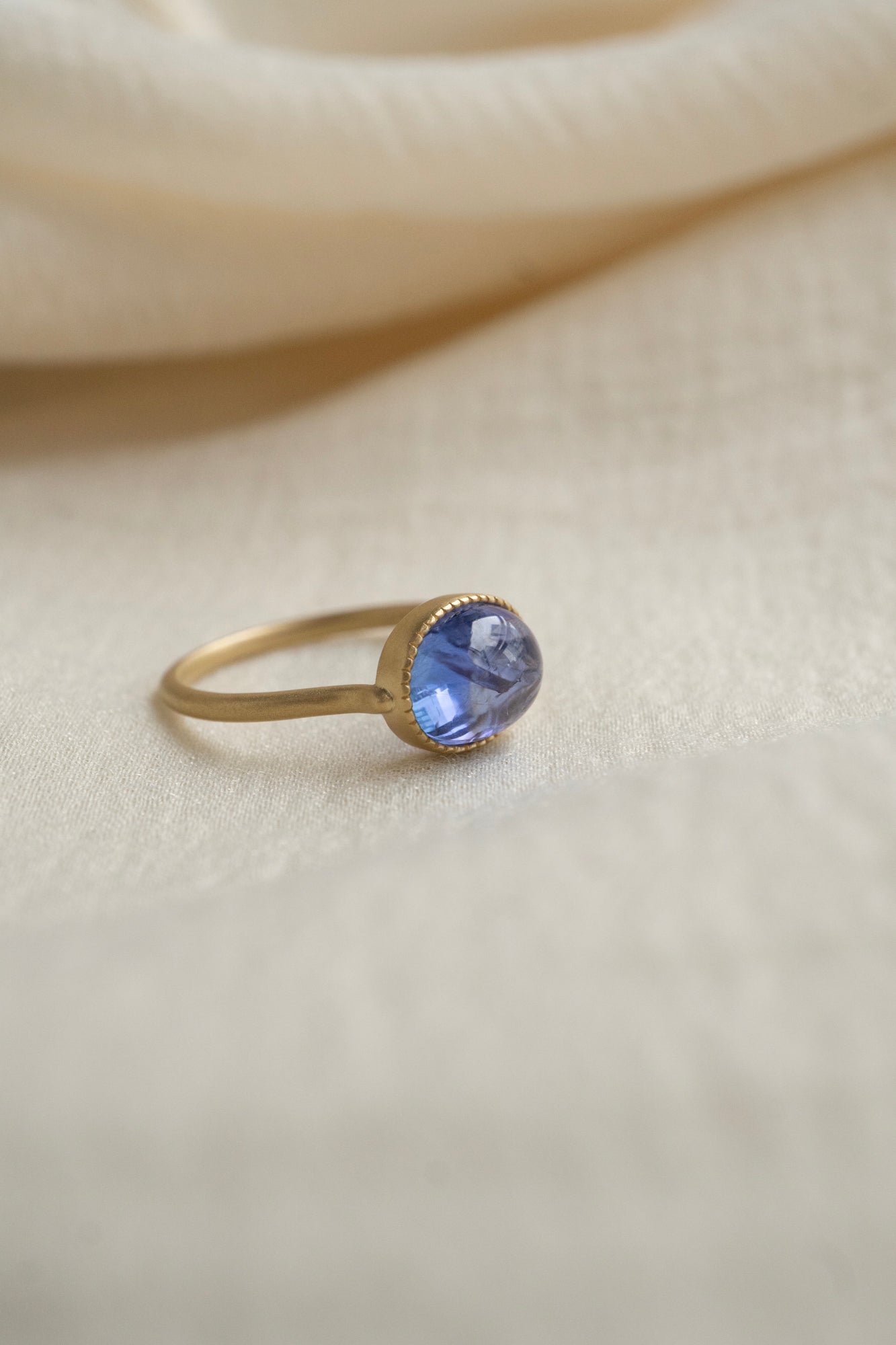 MONAKA jewellery Milgrain Tanzanite Ring /K18
