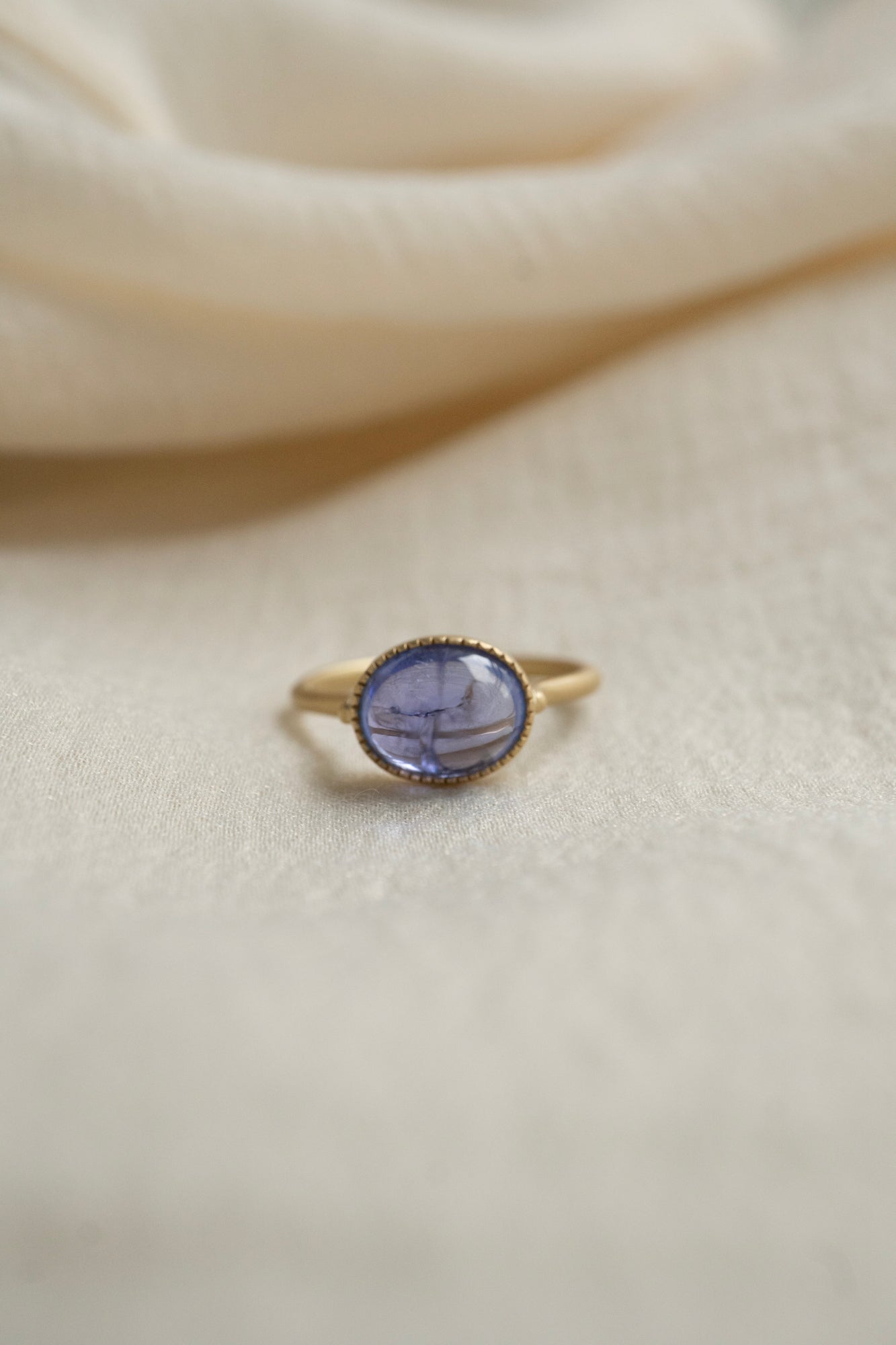 MONAKA jewellery Milgrain Tanzanite Ring /K18